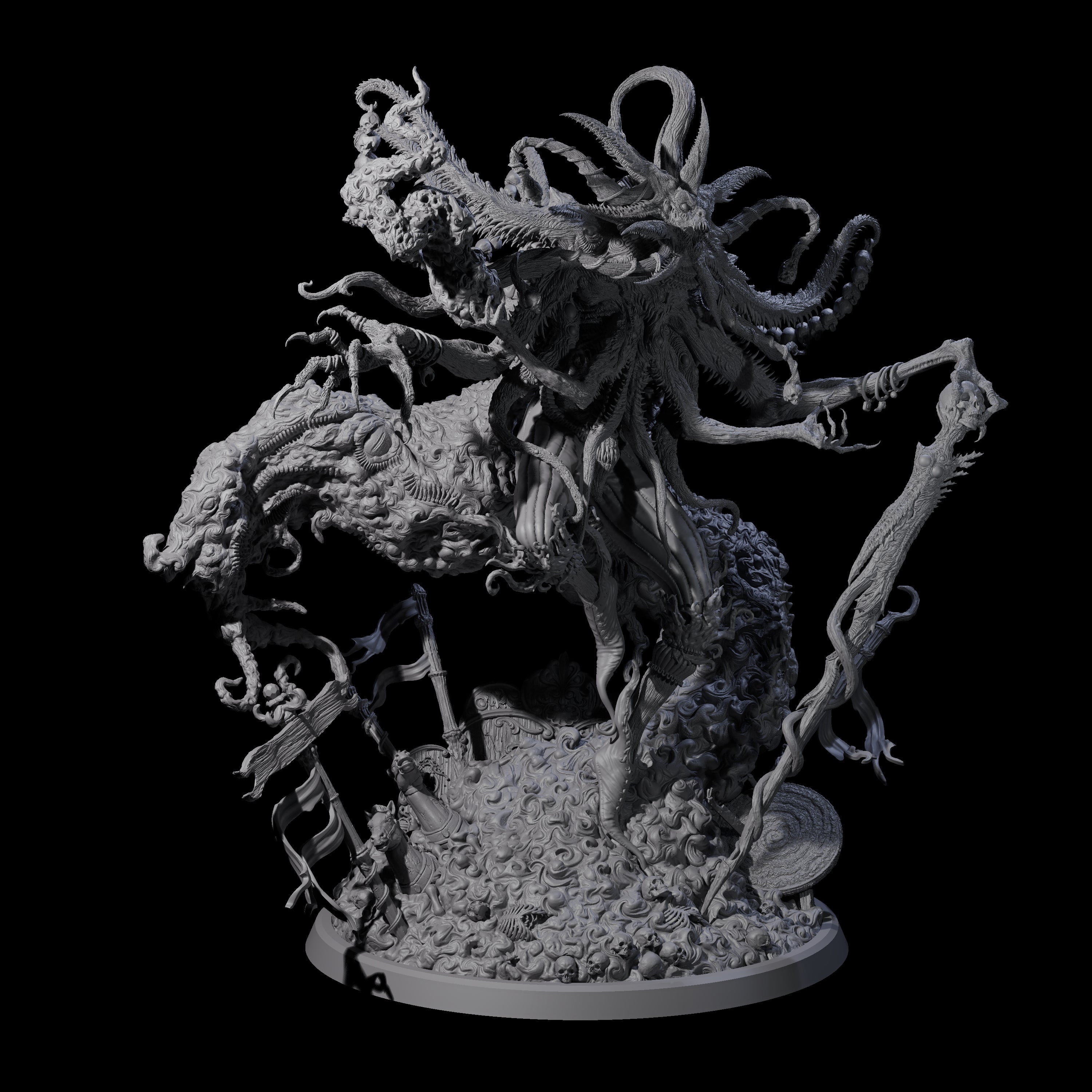 Writhing Star Spawn Seer Miniature for Dungeons and Dragons, Pathfinder or other TTRPGs