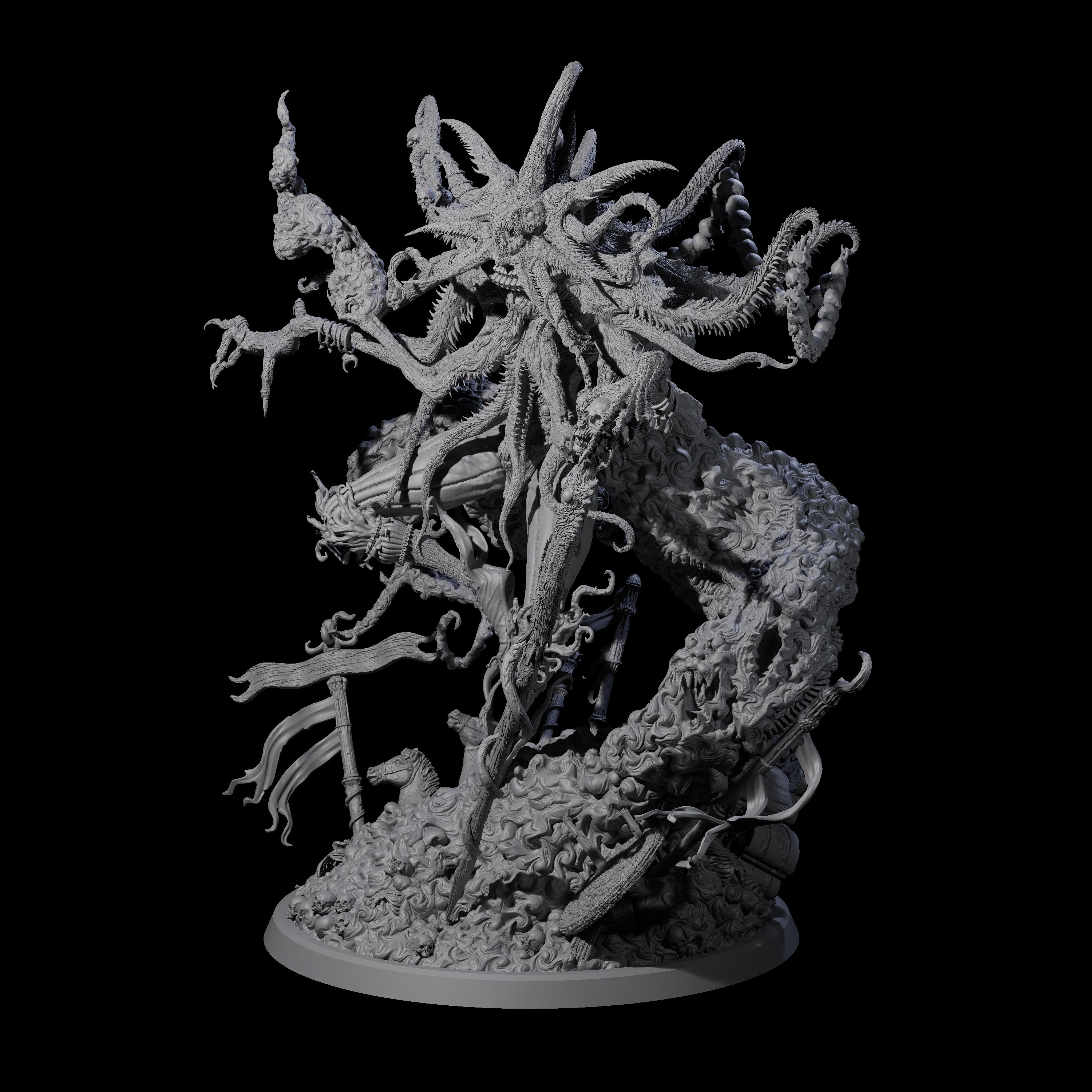Writhing Star Spawn Seer Miniature for Dungeons and Dragons, Pathfinder or other TTRPGs