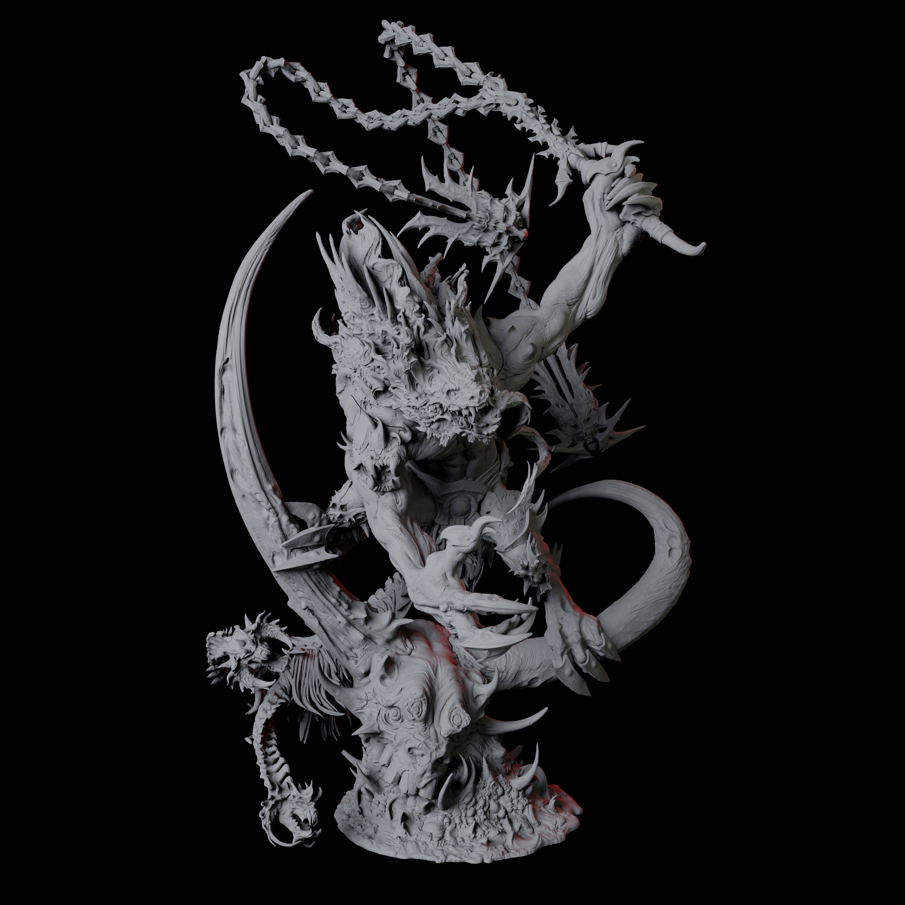 Yeenoghu, Demon Prince of Gnolls Miniature for Dungeons and Dragons, Pathfinder or other TTRPGs