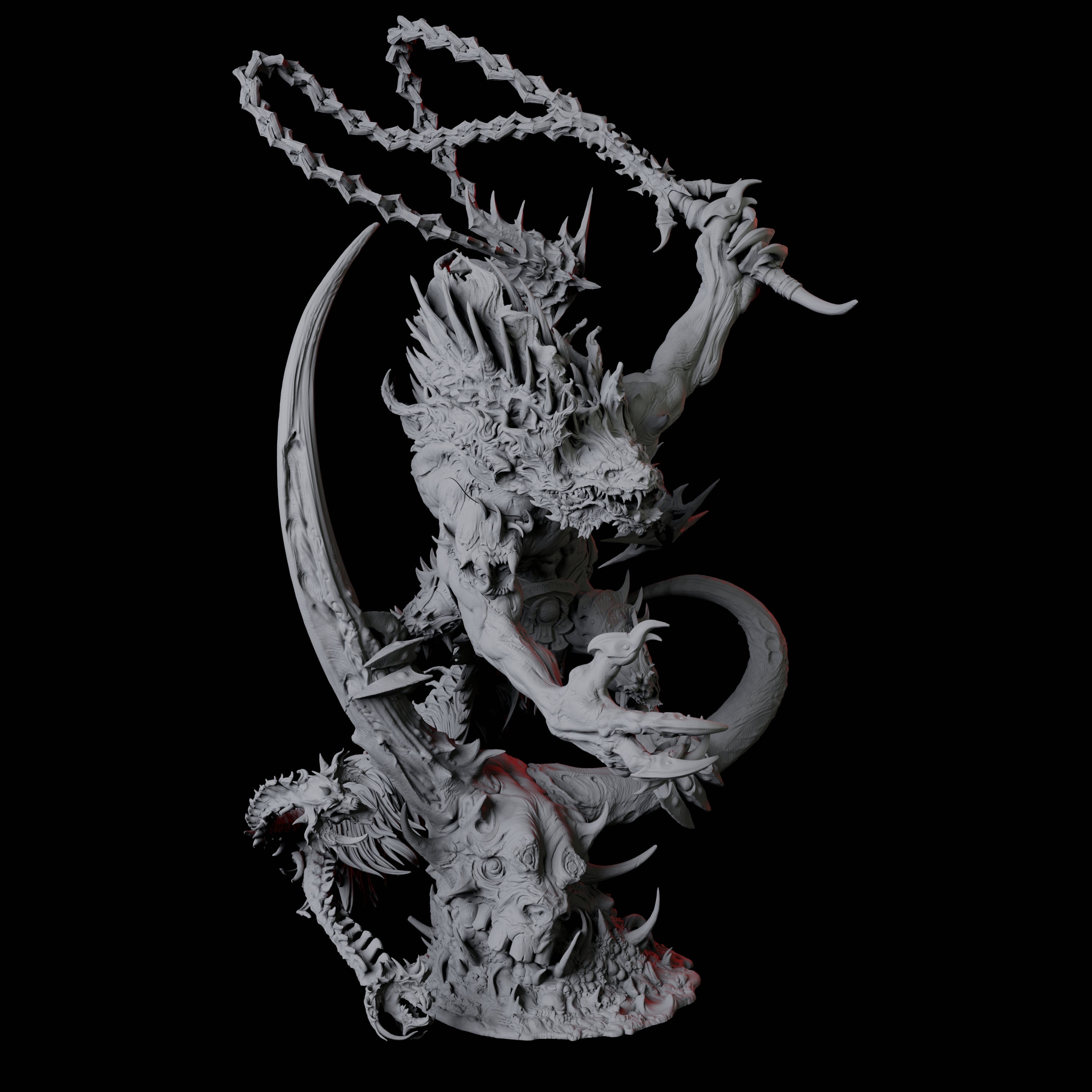 Yeenoghu, Demon Prince of Gnolls Miniature for Dungeons and Dragons, Pathfinder or other TTRPGs