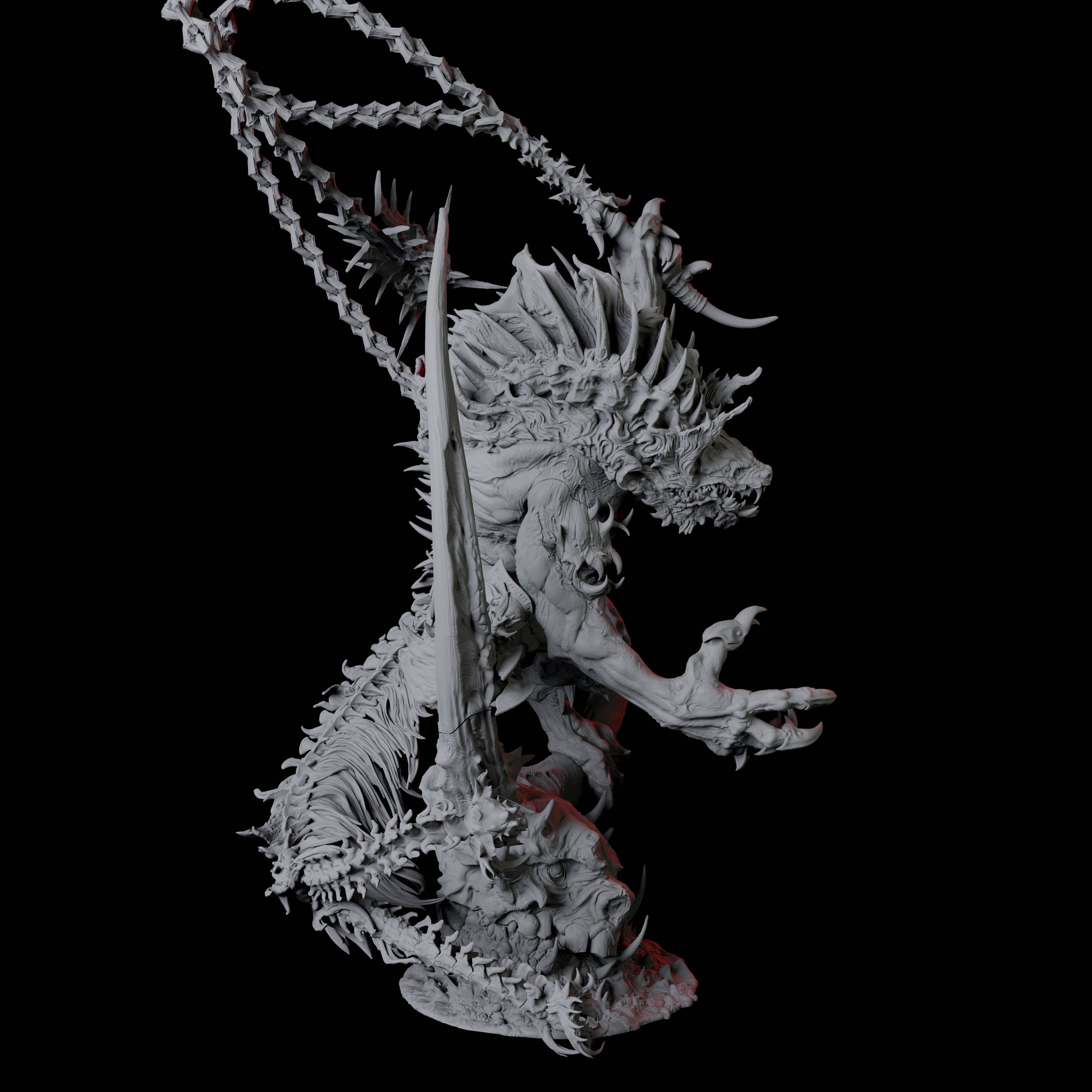 Yeenoghu, Demon Prince of Gnolls Miniature for Dungeons and Dragons, Pathfinder or other TTRPGs