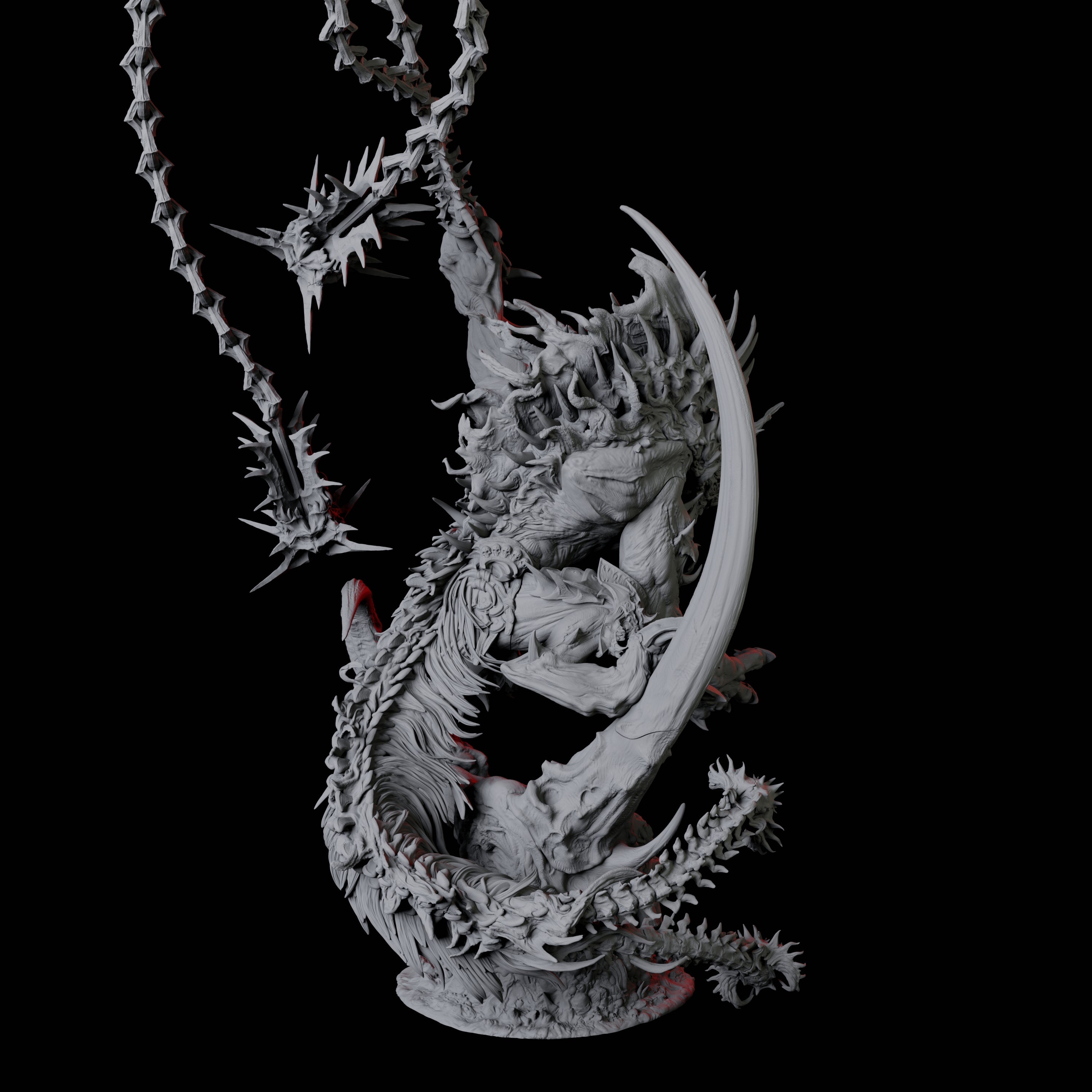 Yeenoghu, Demon Prince of Gnolls Miniature for Dungeons and Dragons, Pathfinder or other TTRPGs