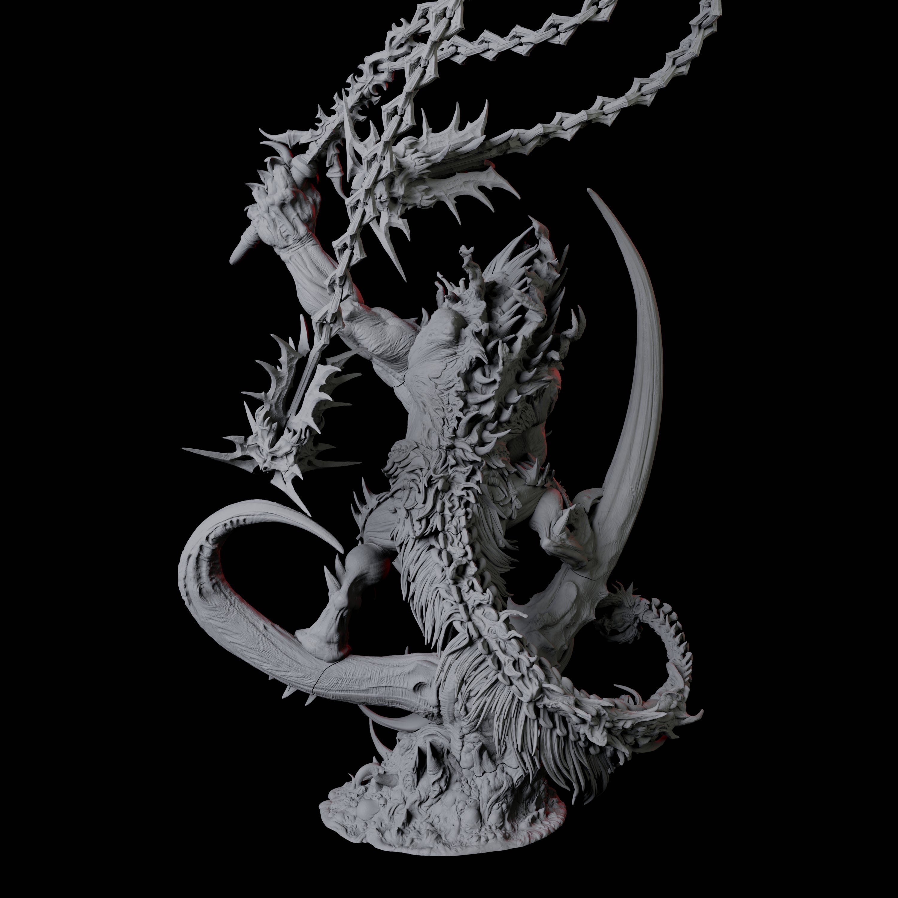 Yeenoghu, Demon Prince of Gnolls Miniature for Dungeons and Dragons, Pathfinder or other TTRPGs