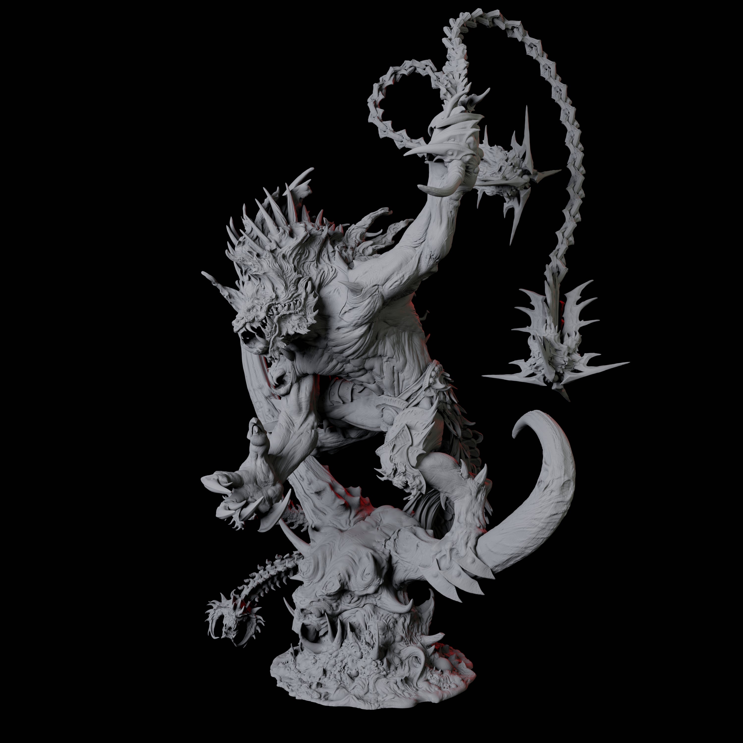 Yeenoghu, Demon Prince of Gnolls Miniature for Dungeons and Dragons, Pathfinder or other TTRPGs