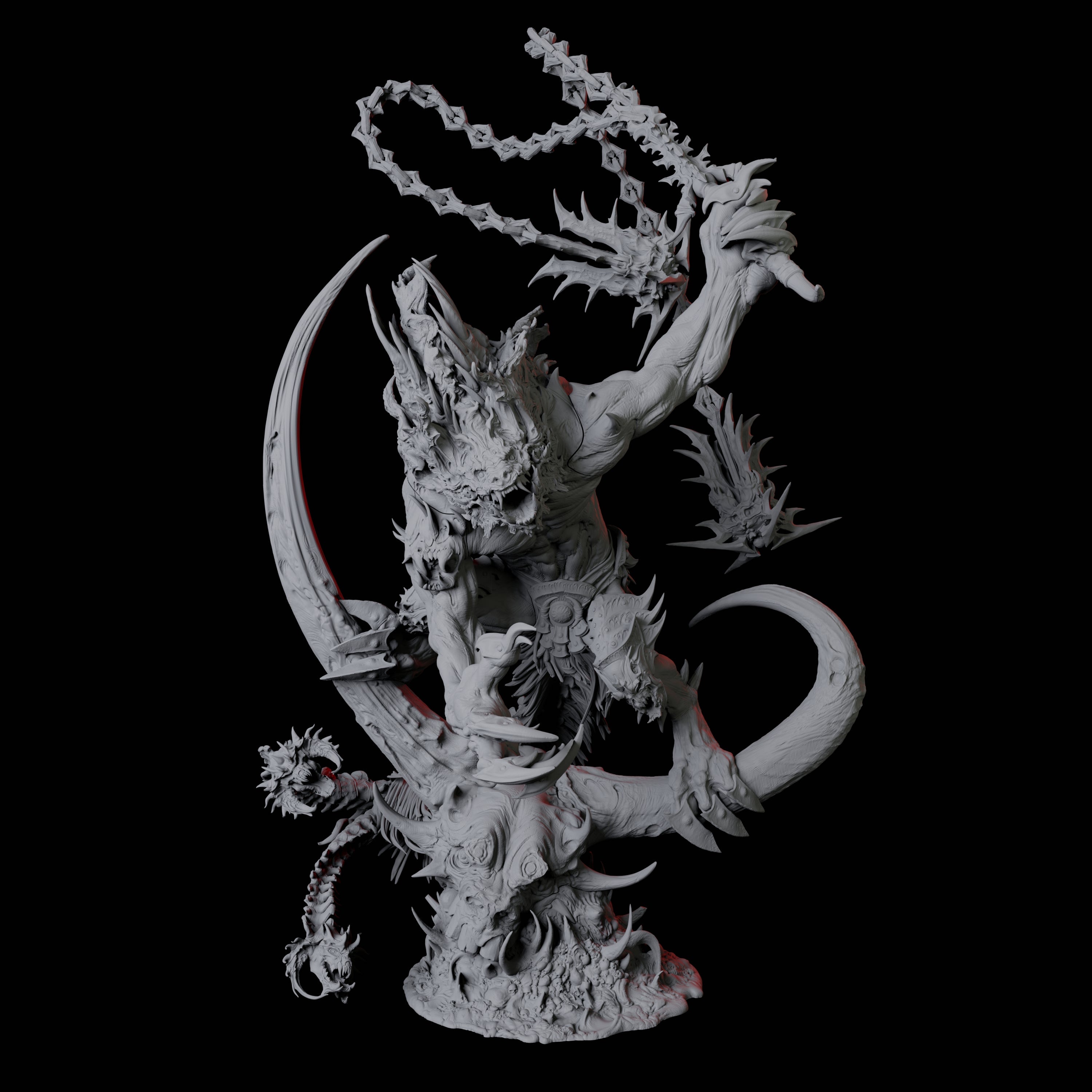 Yeenoghu, Demon Prince of Gnolls Miniature for Dungeons and Dragons, Pathfinder or other TTRPGs