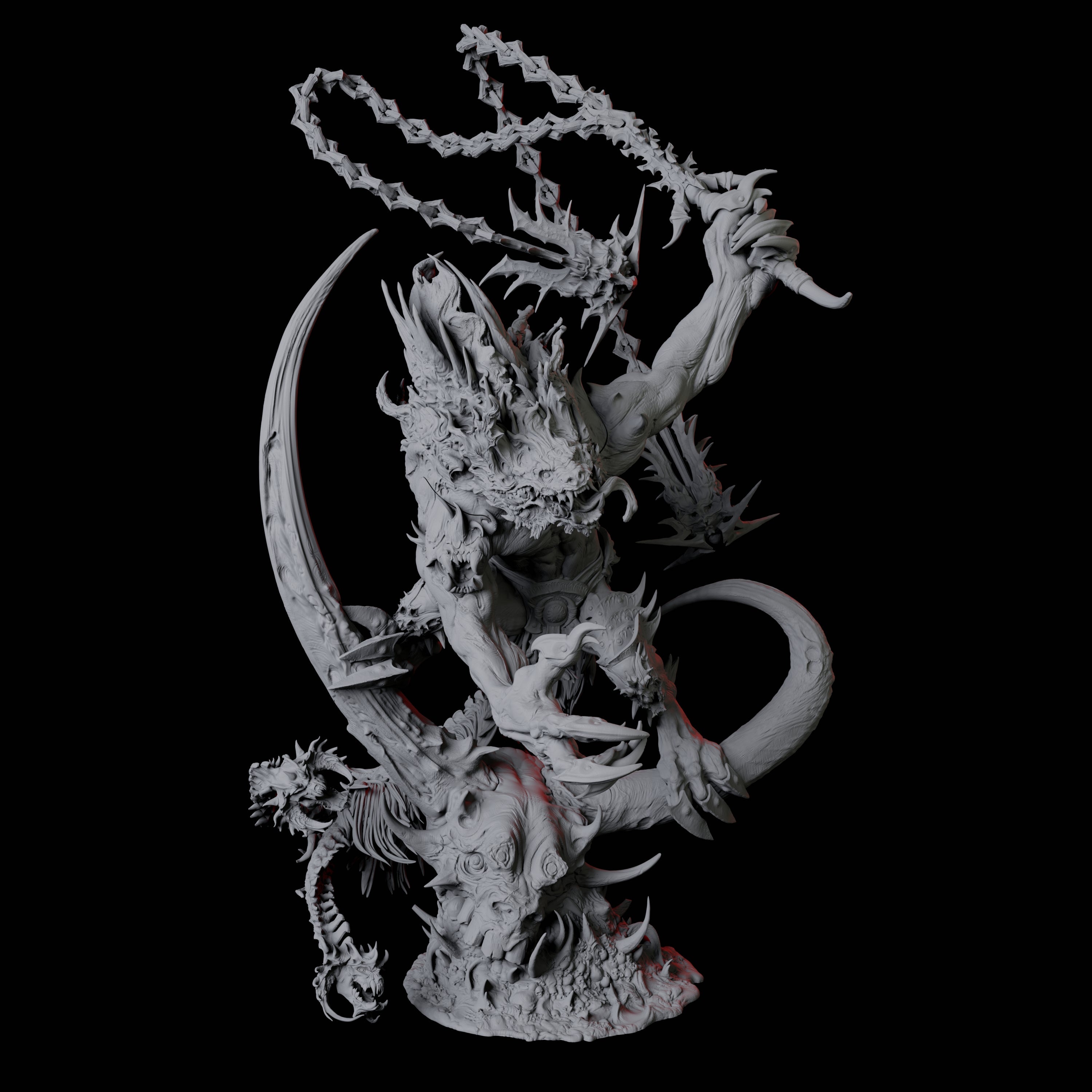 Yeenoghu, Demon Prince of Gnolls Miniature for Dungeons and Dragons, Pathfinder or other TTRPGs