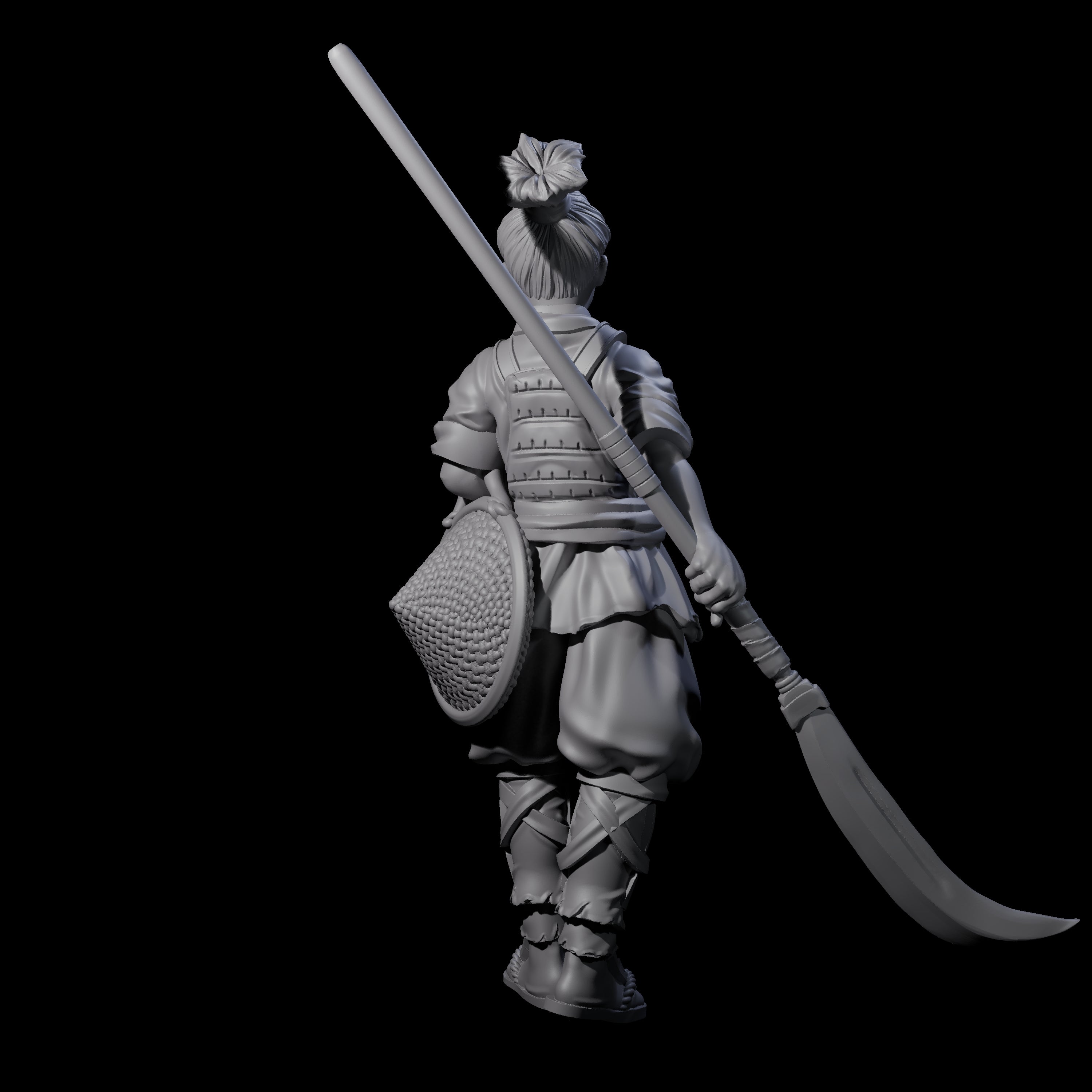 Young Apprentice Samuari Miniature for Dungeons and Dragons, Pathfinder or other TTRPGs