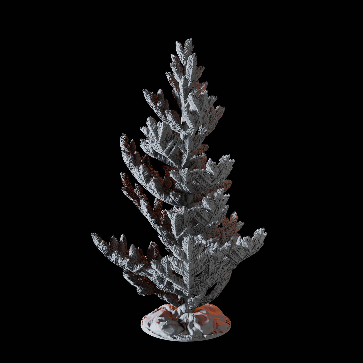 Young Conifer Miniature for Dungeons and Dragons, Pathfinder or other TTRPGs
