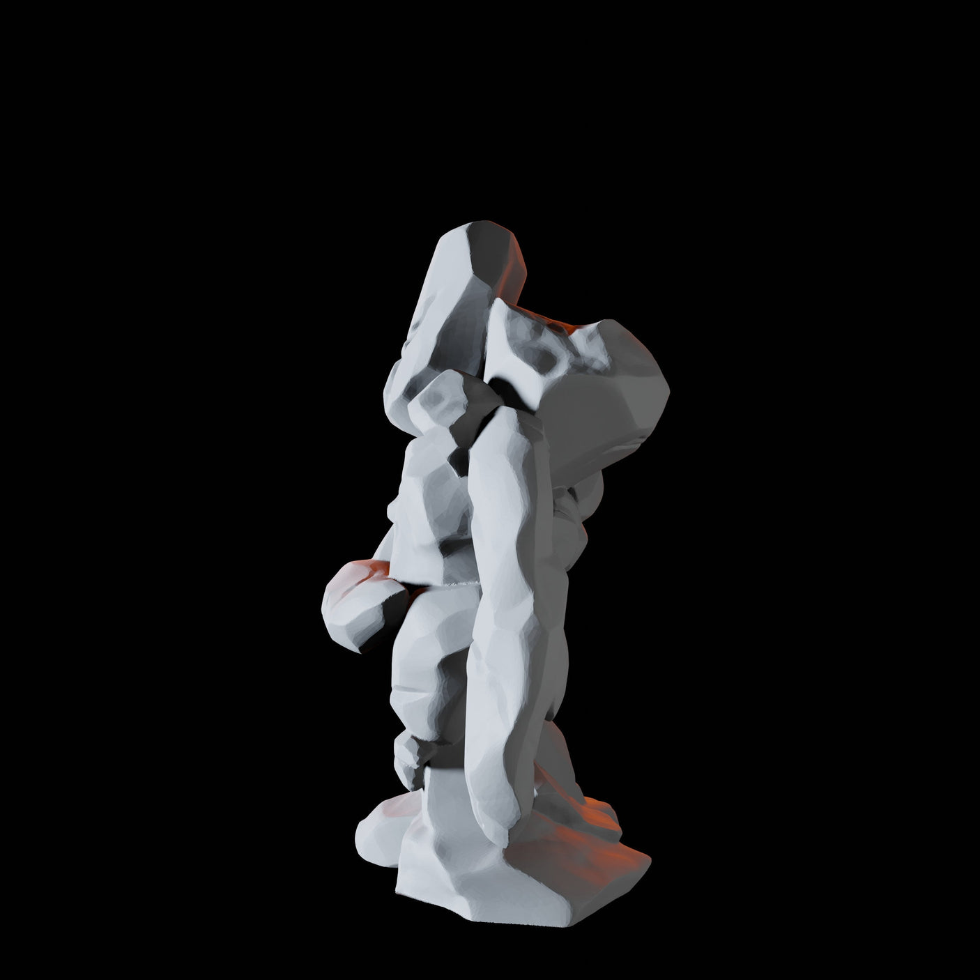 Young Earth Elemental B Miniature for Dungeons and Dragons, Pathfinder or other TTRPGs