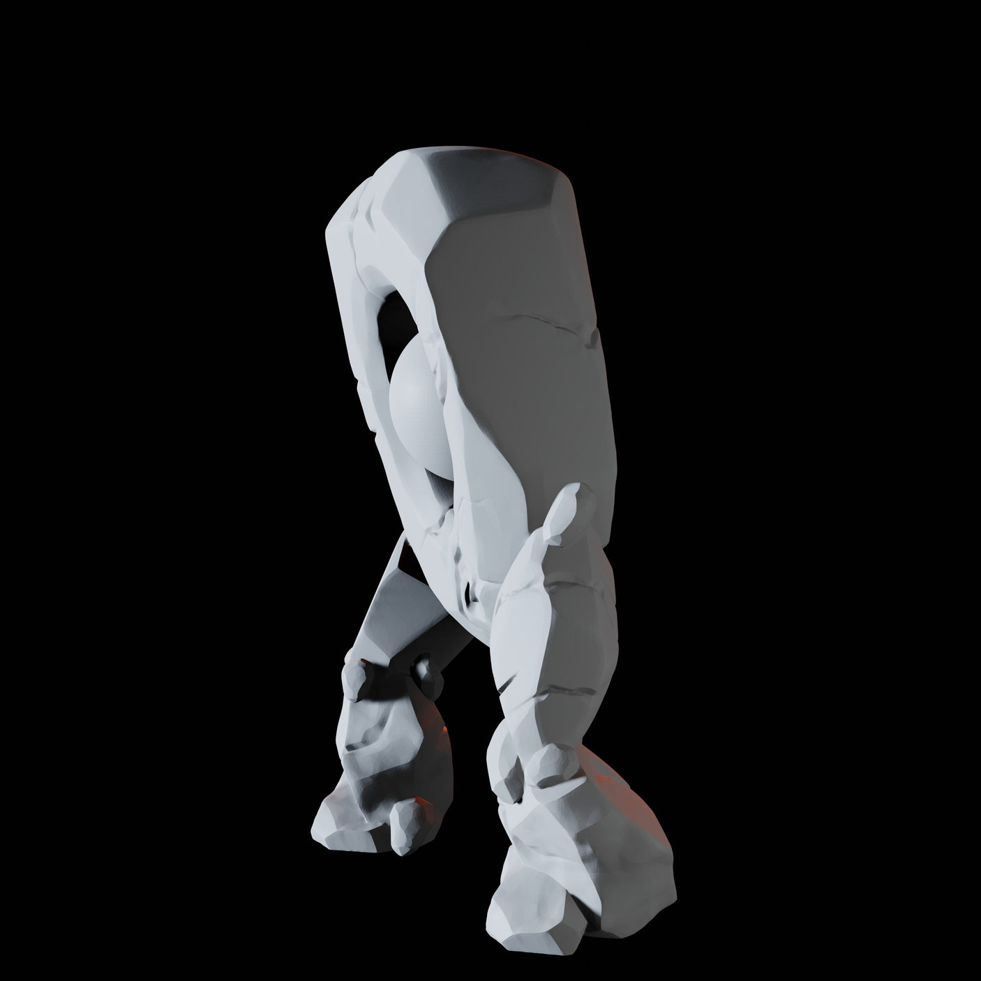Young Earth Elemental C Miniature for Dungeons and Dragons, Pathfinder or other TTRPGs