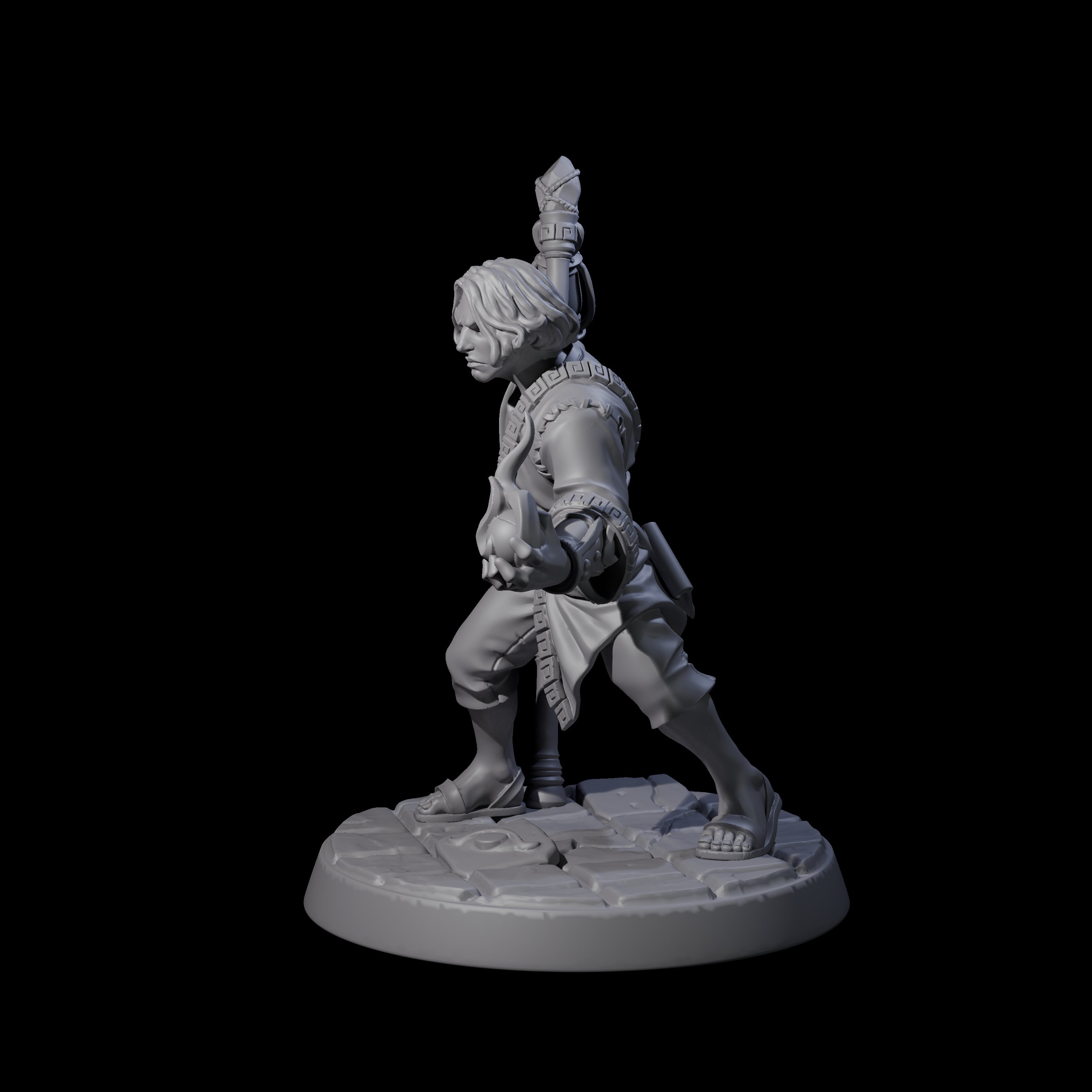 Young Exploring Scolar Miniature for Dungeons and Dragons, Pathfinder or other TTRPGs
