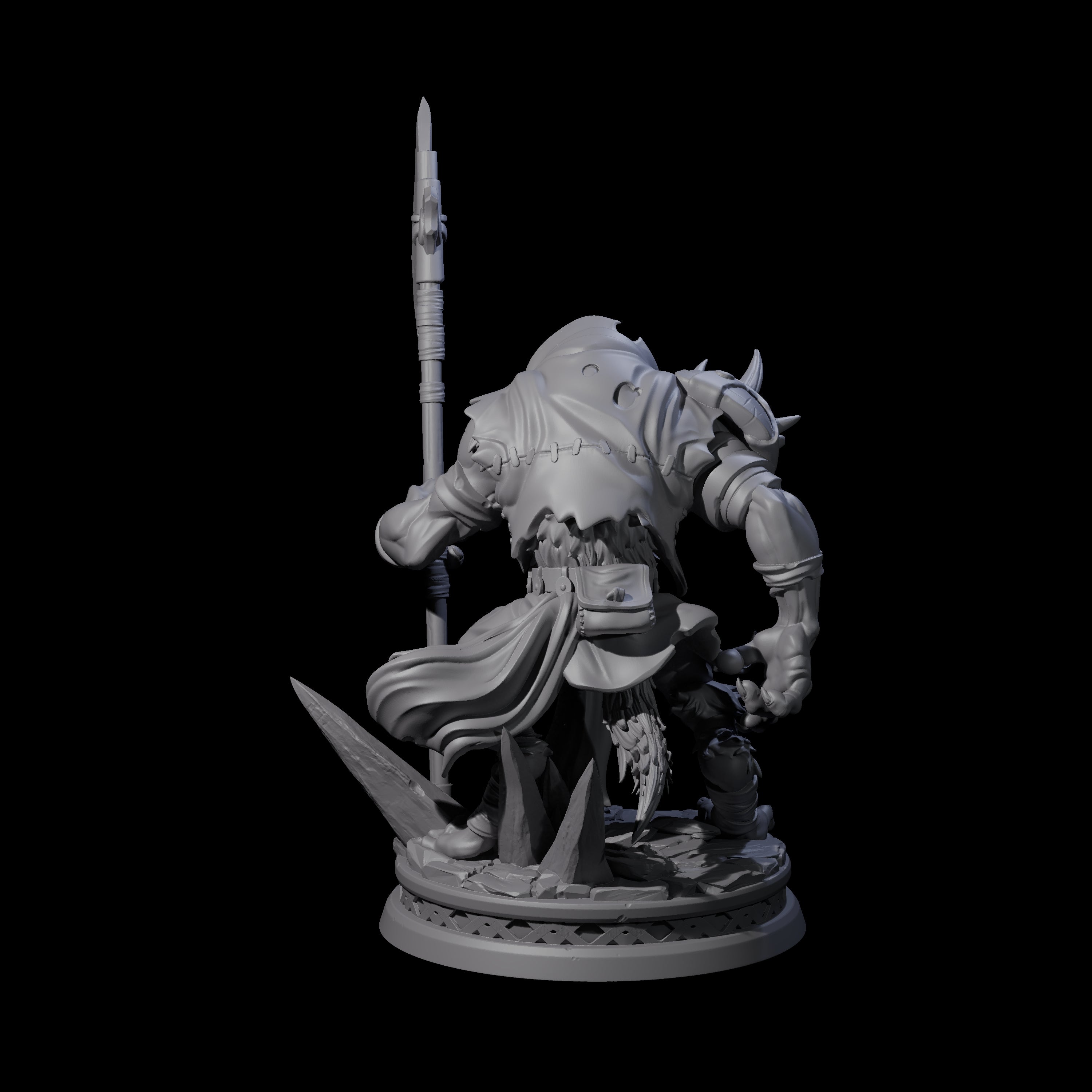 Young Gnoll Champion Miniature for Dungeons and Dragons, Pathfinder or other TTRPGs