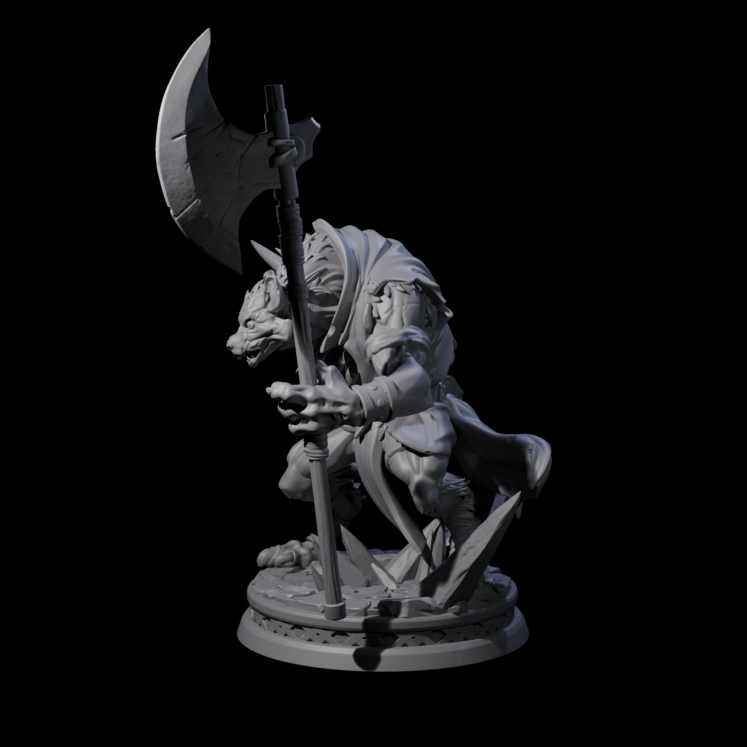 Young Gnoll Champion Miniature for Dungeons and Dragons, Pathfinder or other TTRPGs