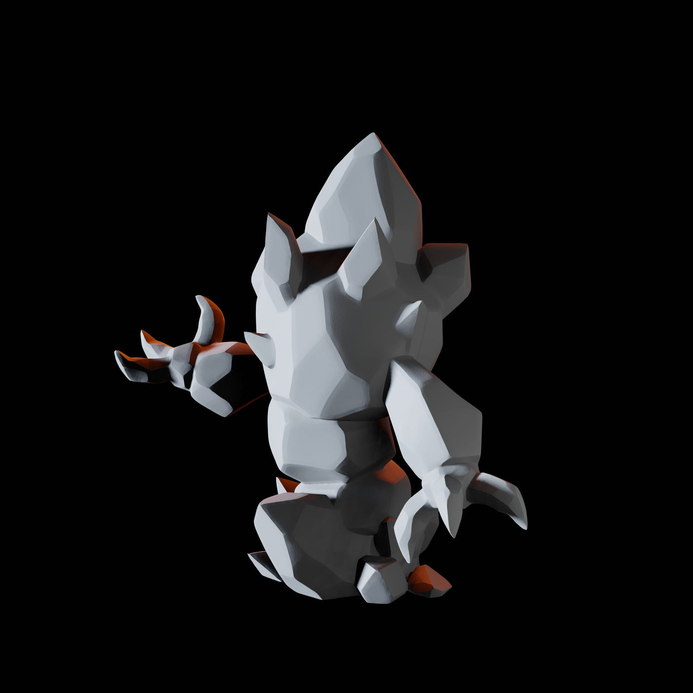Young Ice Elemental Miniature for Dungeons and Dragons, Pathfinder or other TTRPGs