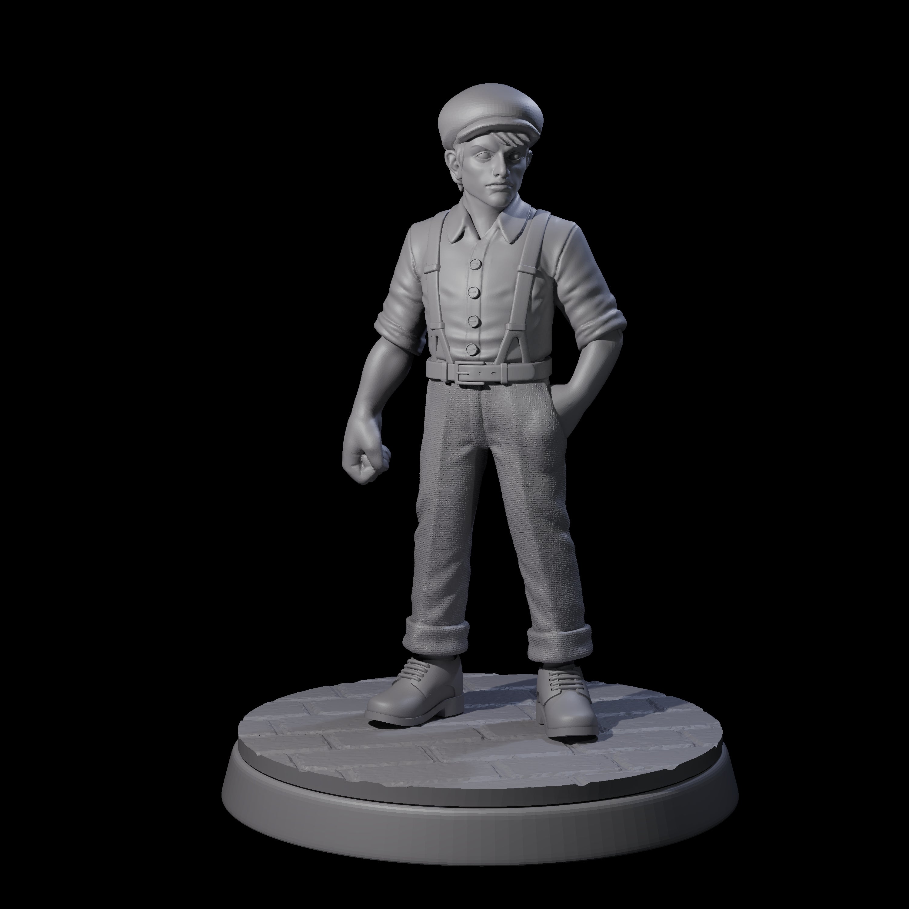Young Mobster Miniature for Dungeons and Dragons, Pathfinder or other TTRPGs