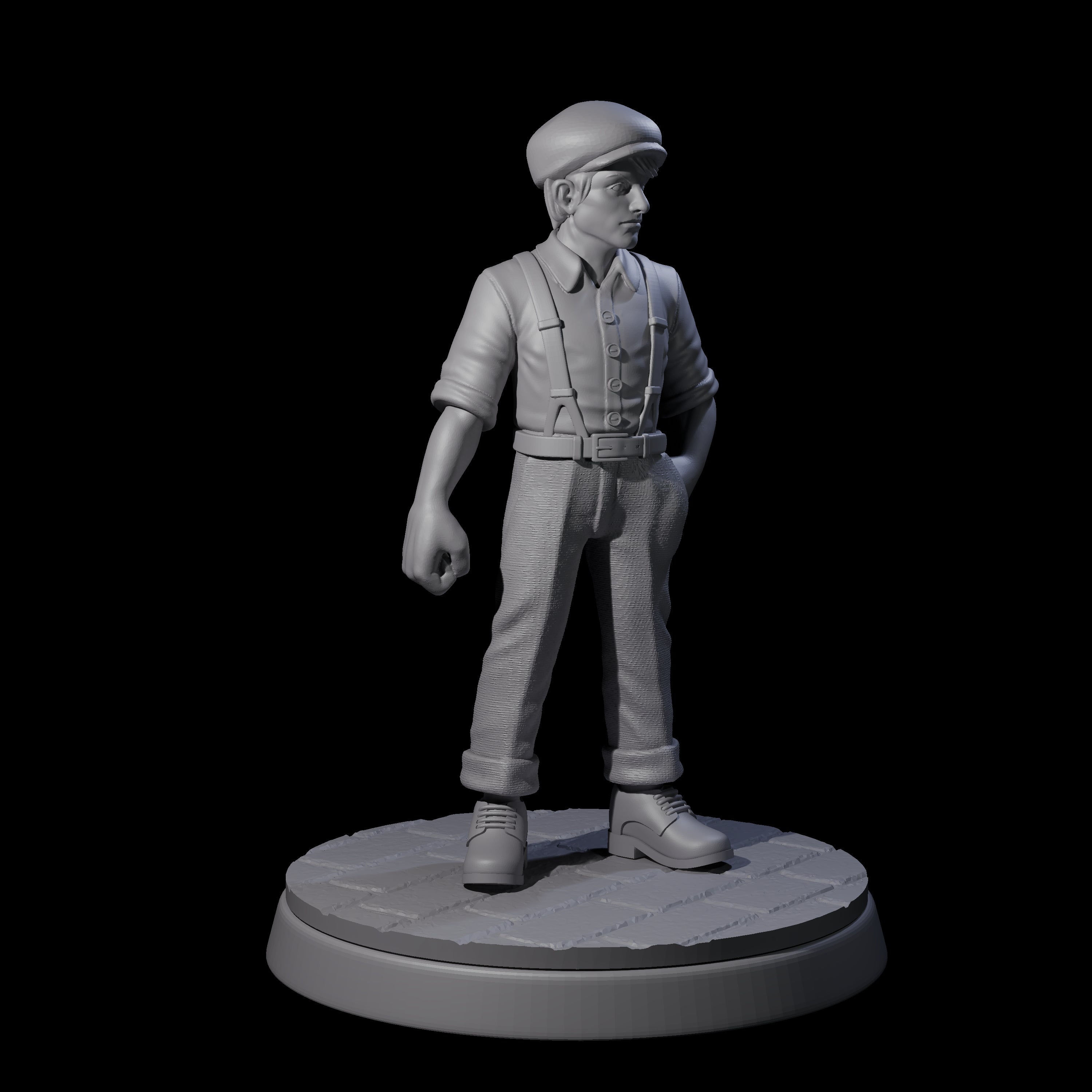 Young Mobster Miniature for Dungeons and Dragons, Pathfinder or other TTRPGs