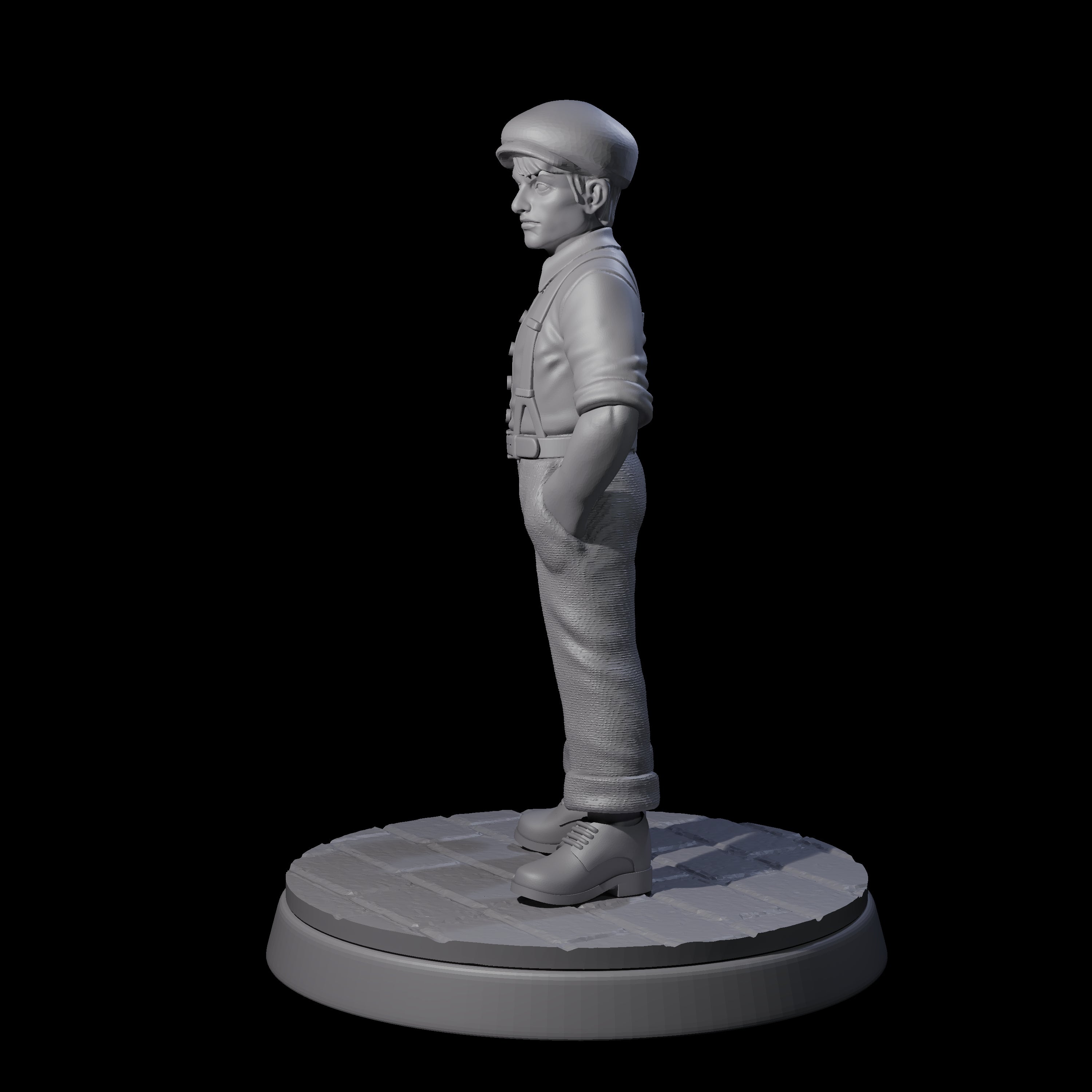 Young Mobster Miniature for Dungeons and Dragons, Pathfinder or other TTRPGs