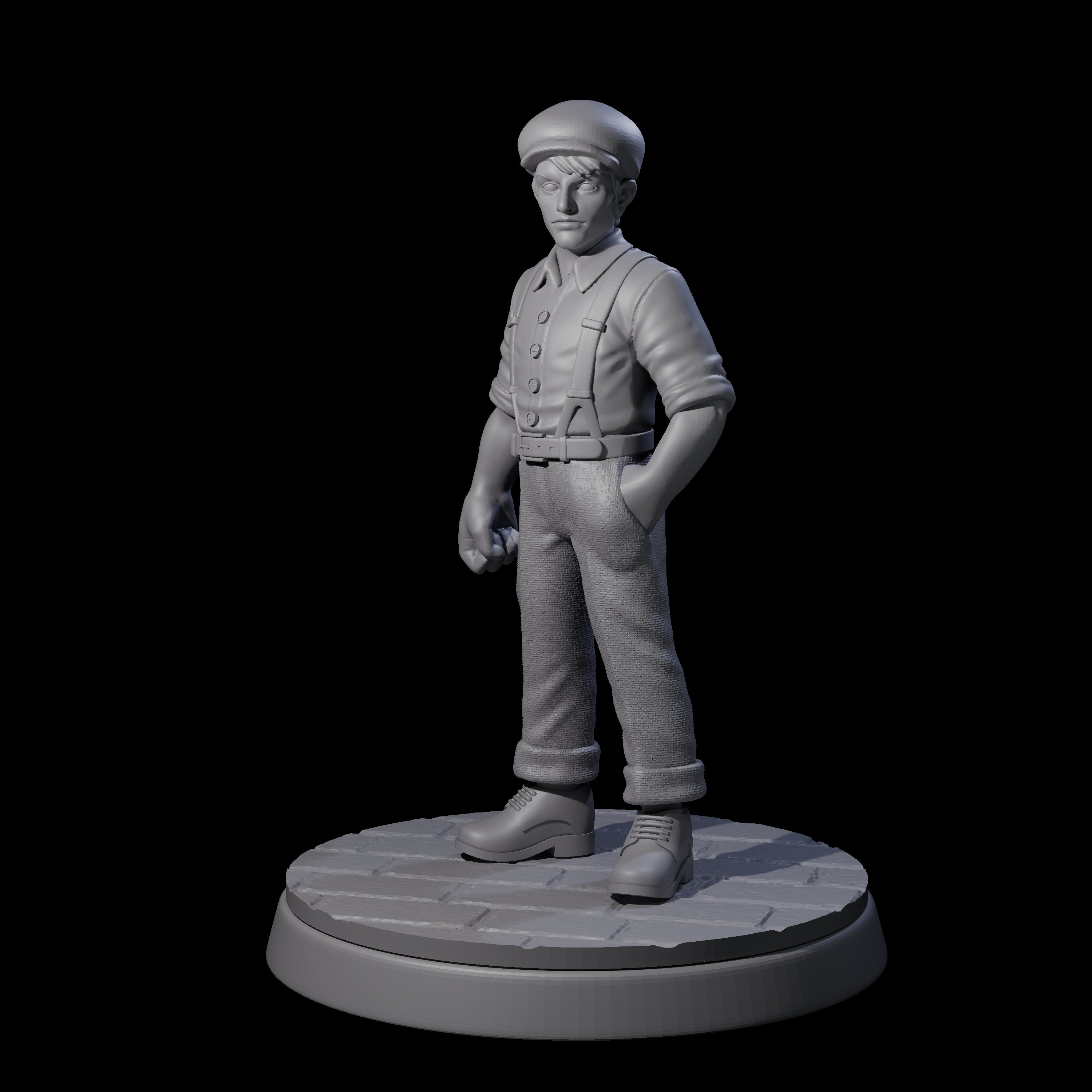 Young Mobster Miniature for Dungeons and Dragons, Pathfinder or other TTRPGs
