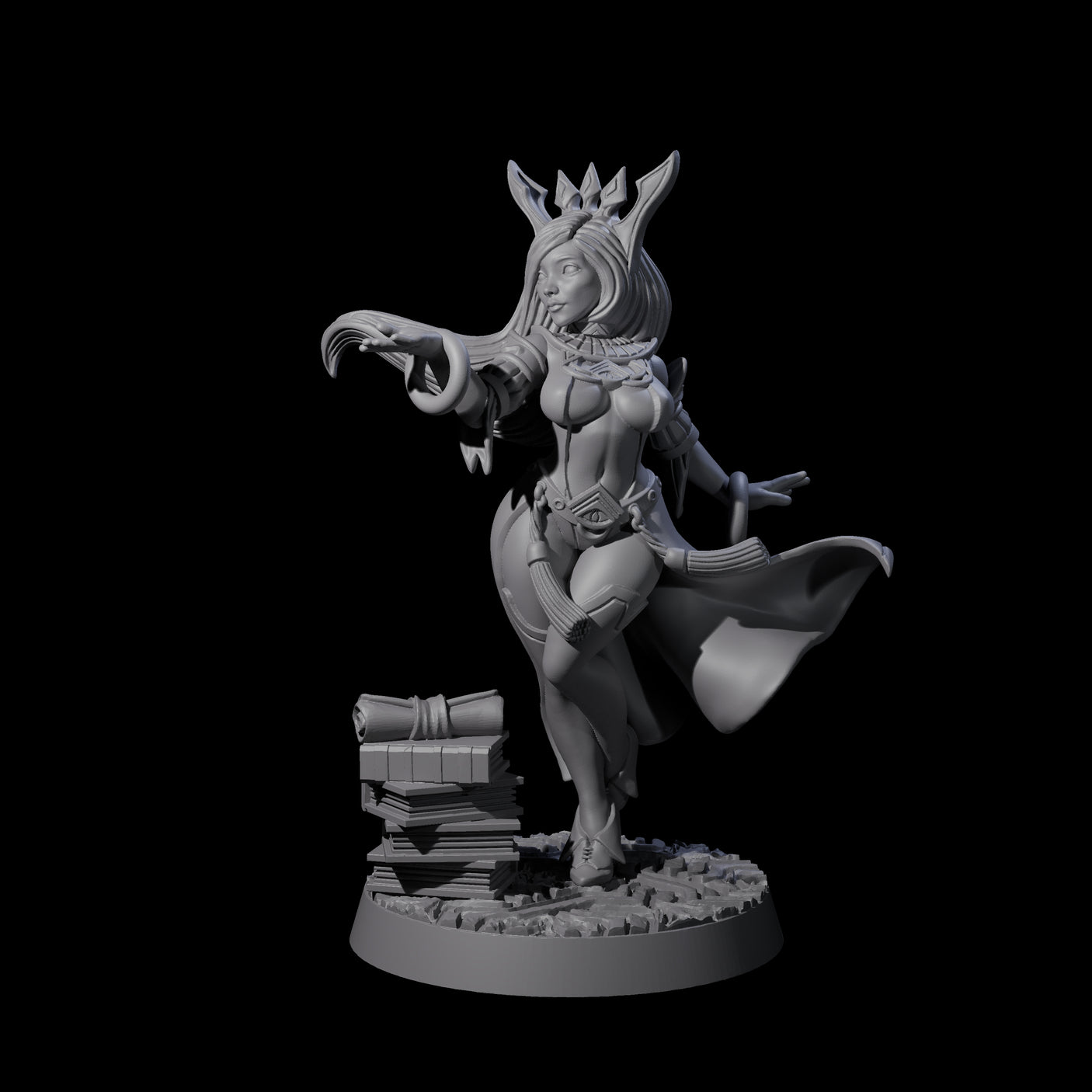 Young Scholar Miniature for Dungeons and Dragons, Pathfinder or other TTRPGs