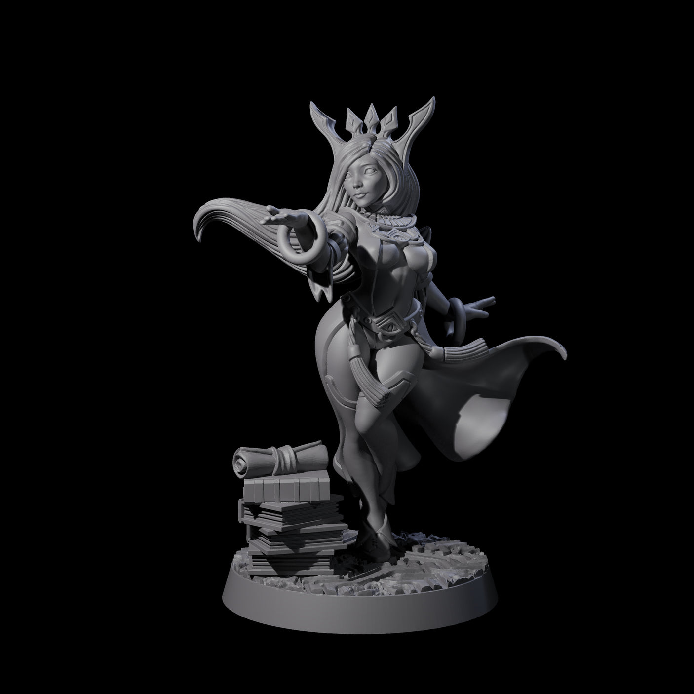 Young Scholar Miniature for Dungeons and Dragons, Pathfinder or other TTRPGs