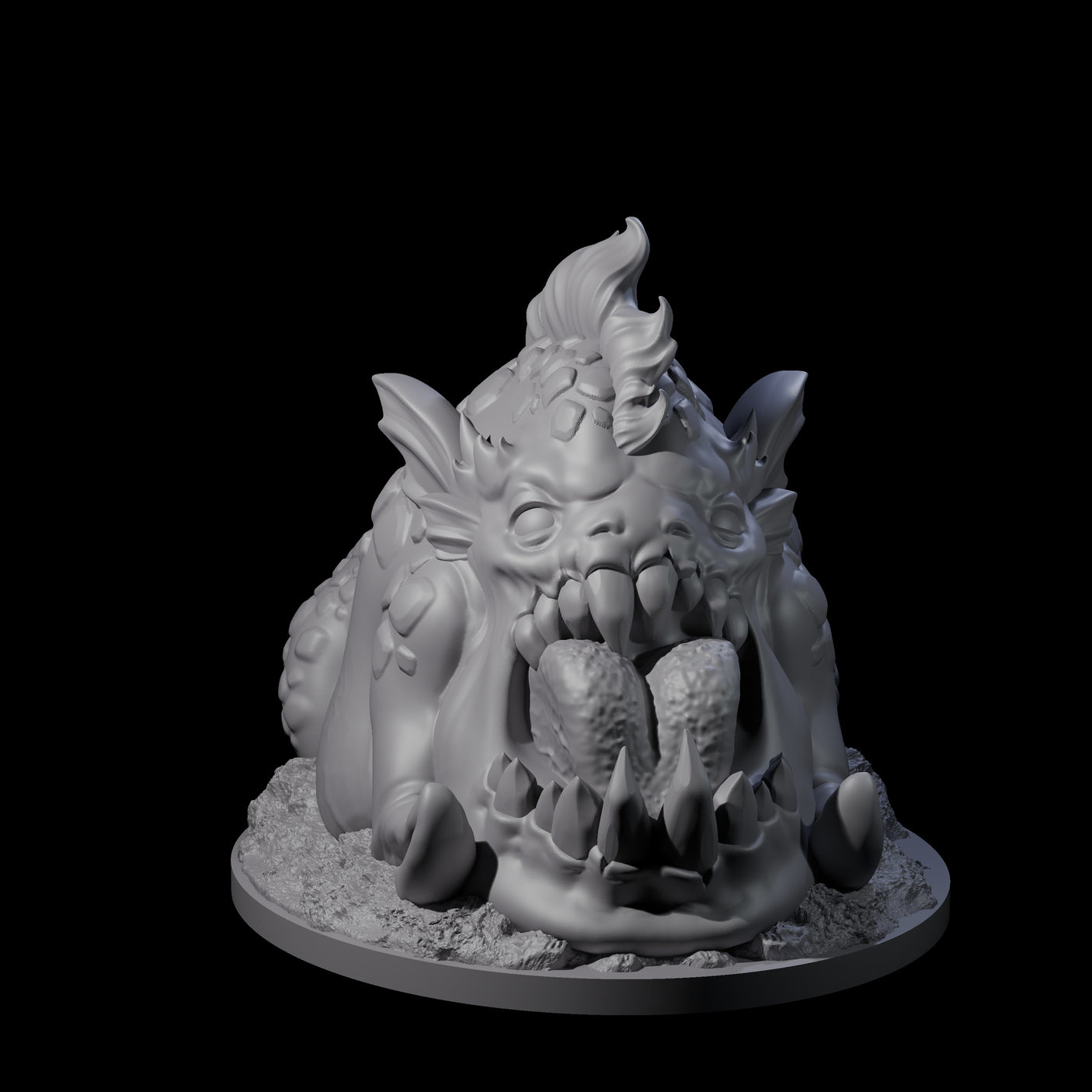 Young Tentacled Otyugh Scavenger Miniature for Dungeons and Dragons, Pathfinder or other TTRPGs