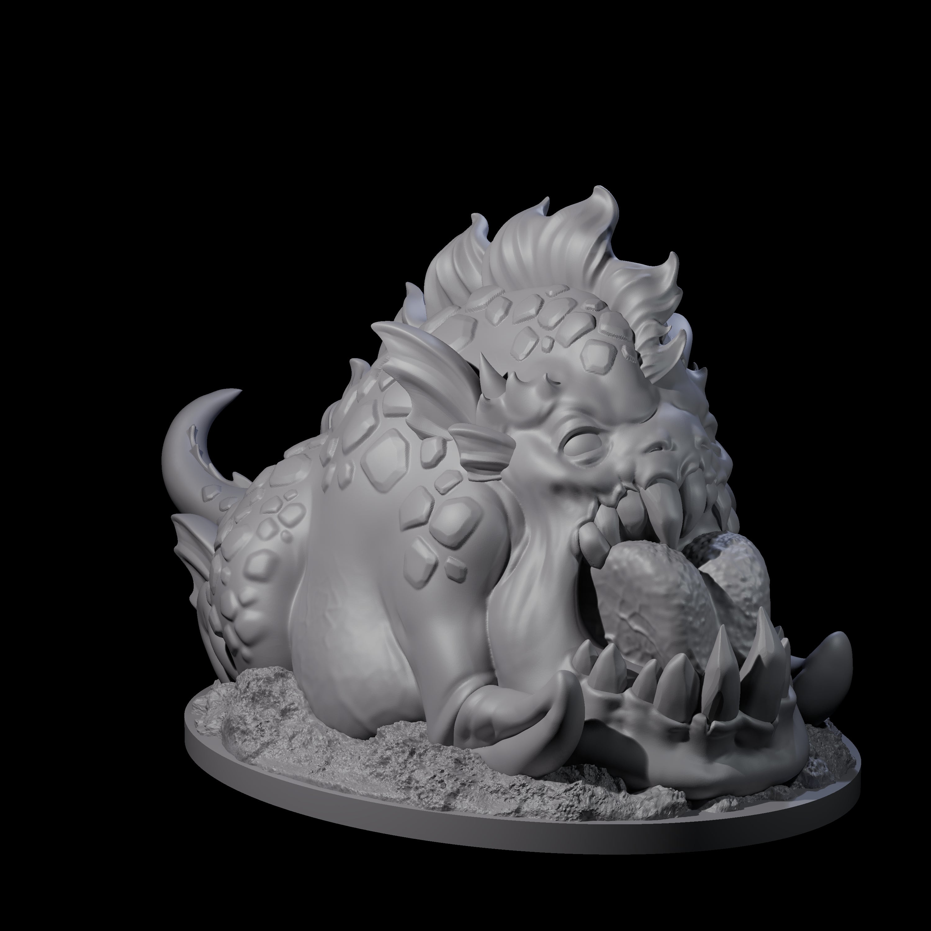 Young Tentacled Otyugh Scavenger Miniature for Dungeons and Dragons, Pathfinder or other TTRPGs