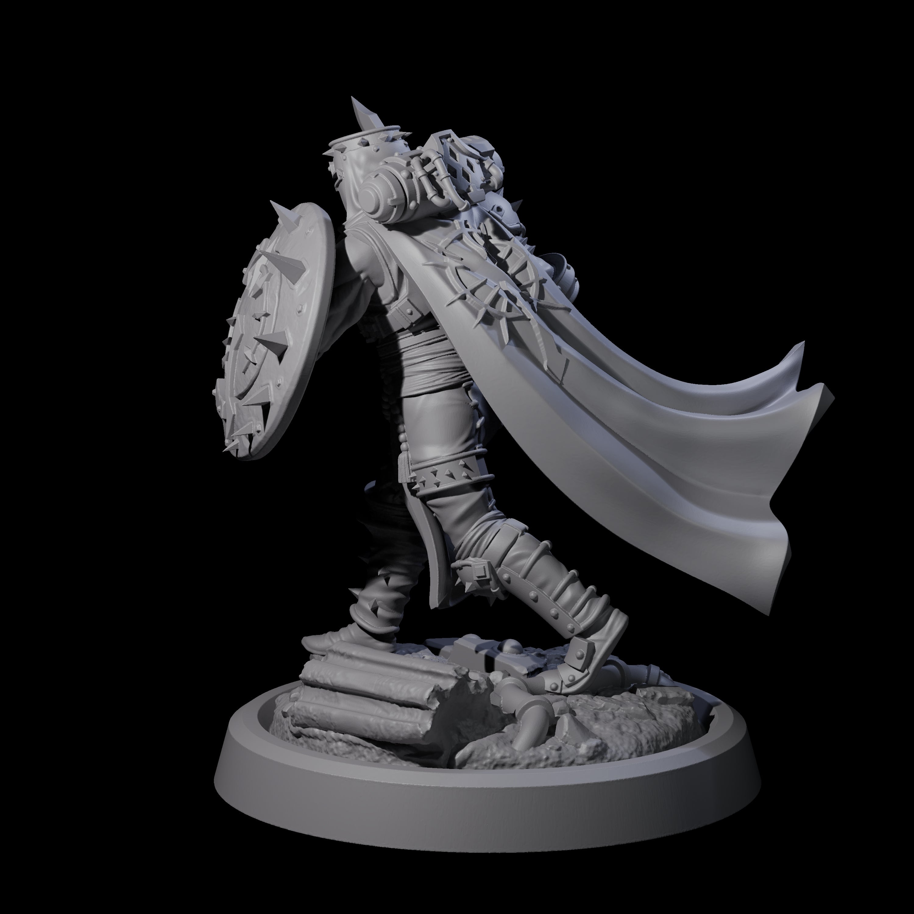 Zealous Human Crusader A Miniature for Dungeons and Dragons, Pathfinder or other TTRPGs