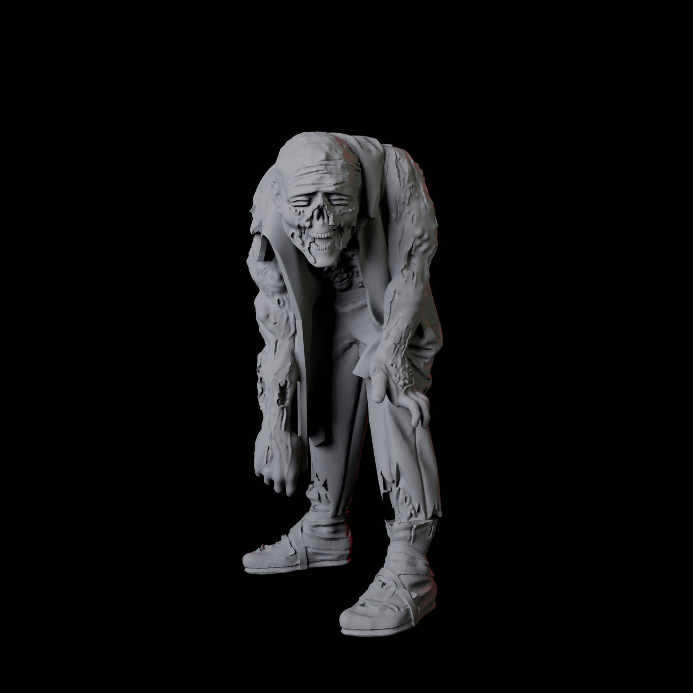 Zombie A Miniature for Dungeons and Dragons, Pathfinder or other TTRPGs