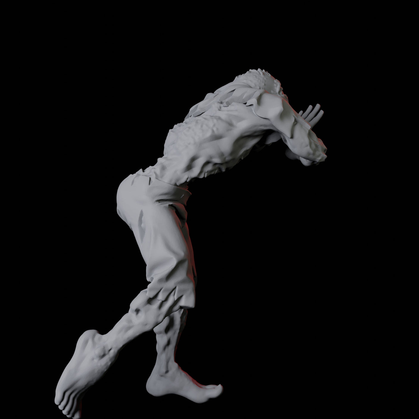 Zombie G Miniature for Dungeons and Dragons, Pathfinder or other TTRPGs