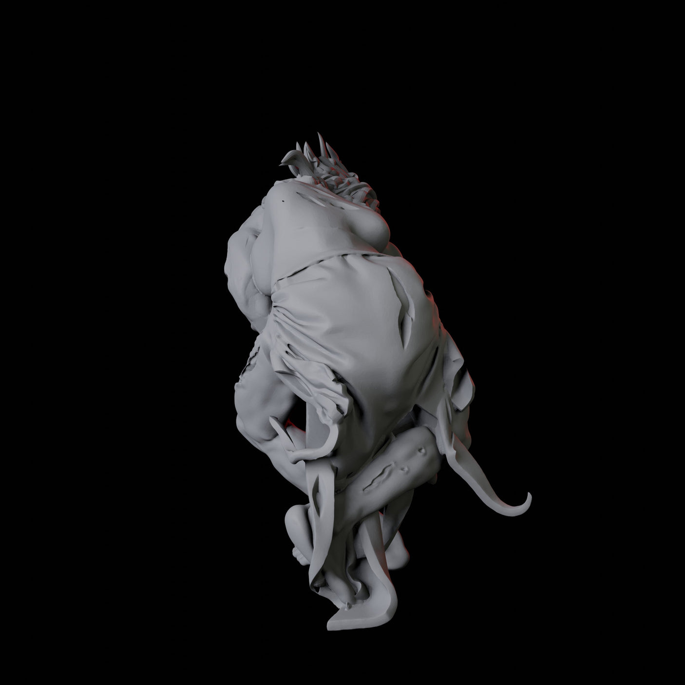 Zombie J Miniature for Dungeons and Dragons, Pathfinder or other TTRPGs