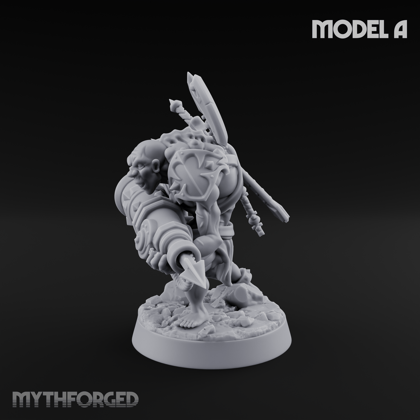 Disfigured Human Carriers A Miniature for Dungeons and Dragons, Pathfinder or other TTRPGs