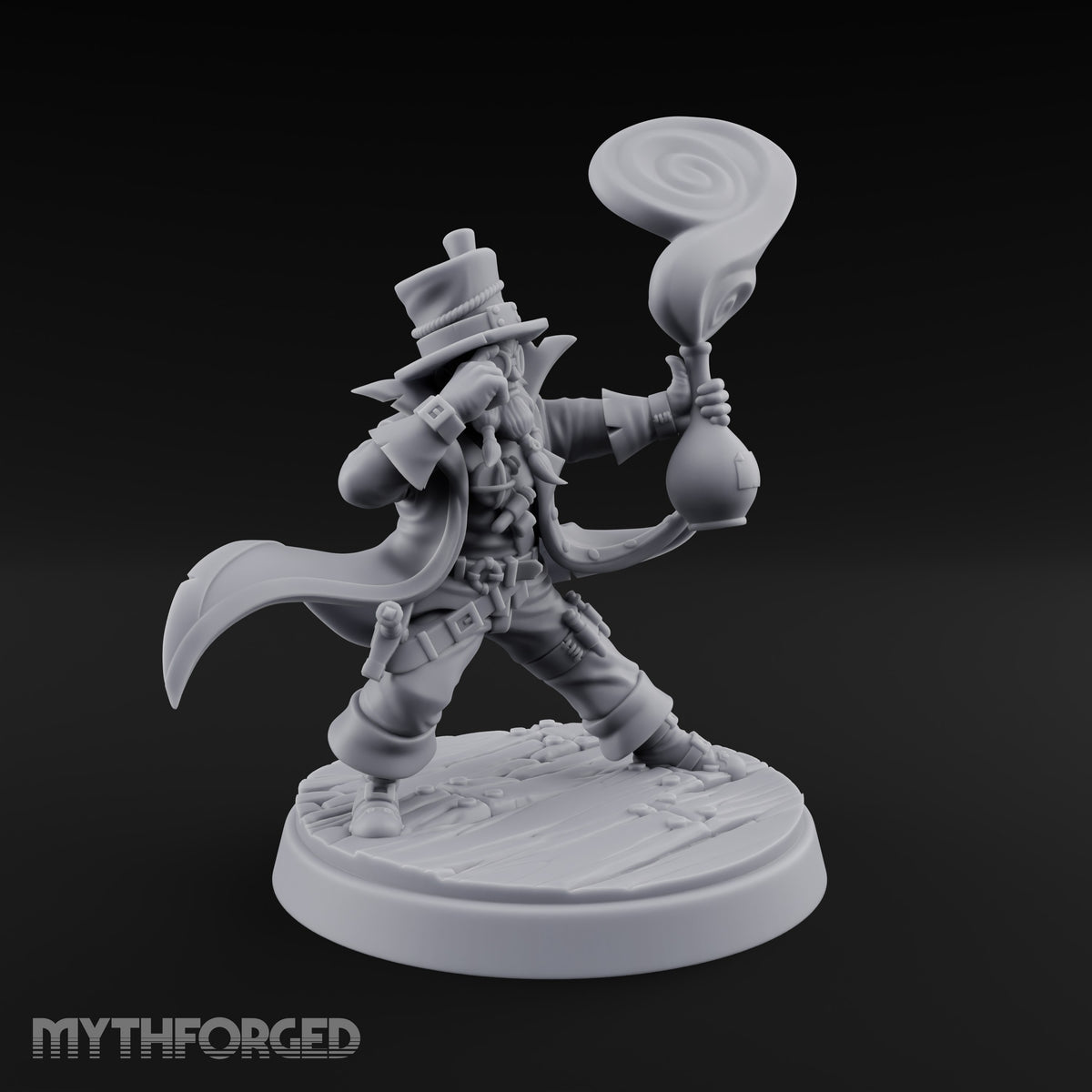 Stand Back, Fumes Rising Gnome Alchemist