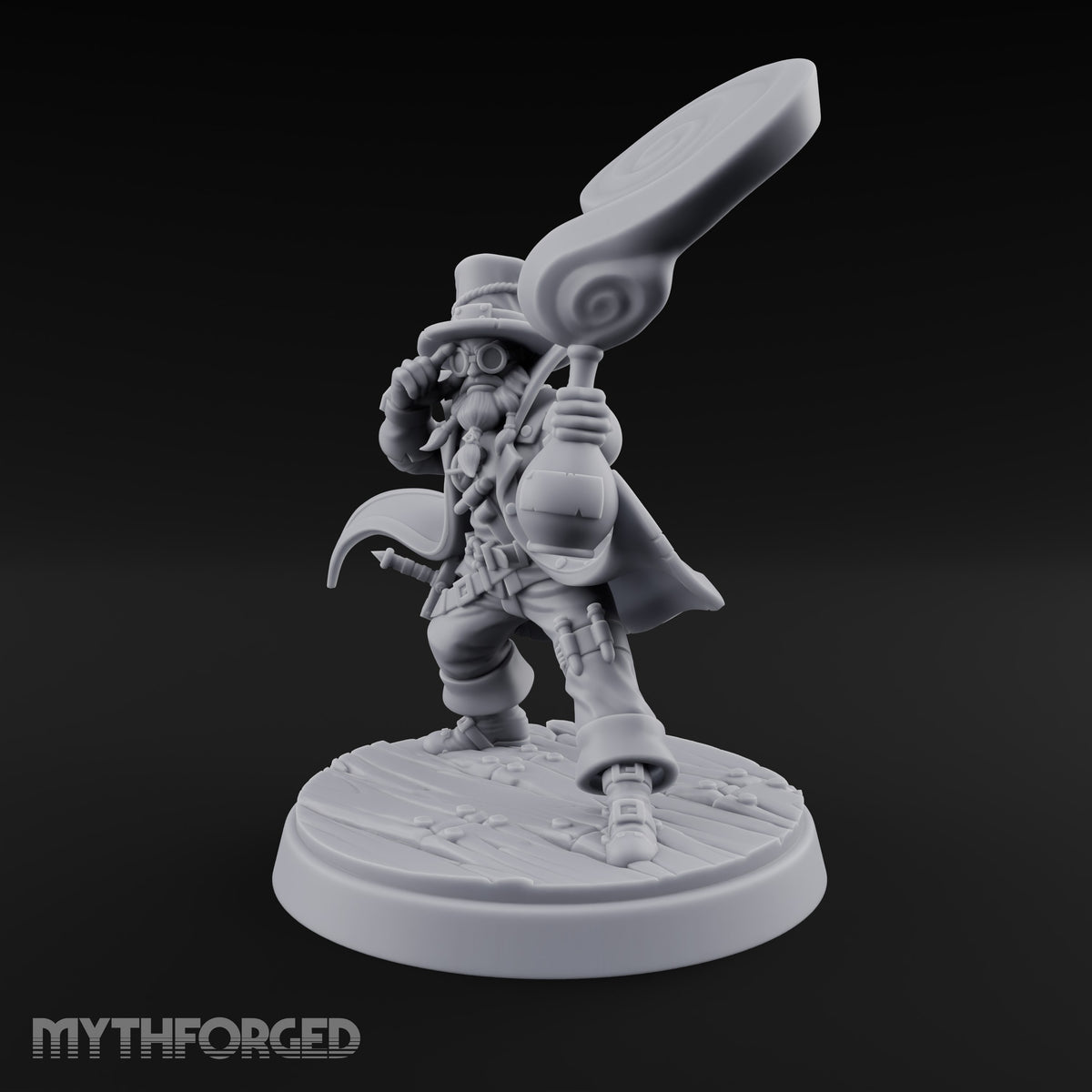 Stand Back, Fumes Rising Gnome Alchemist