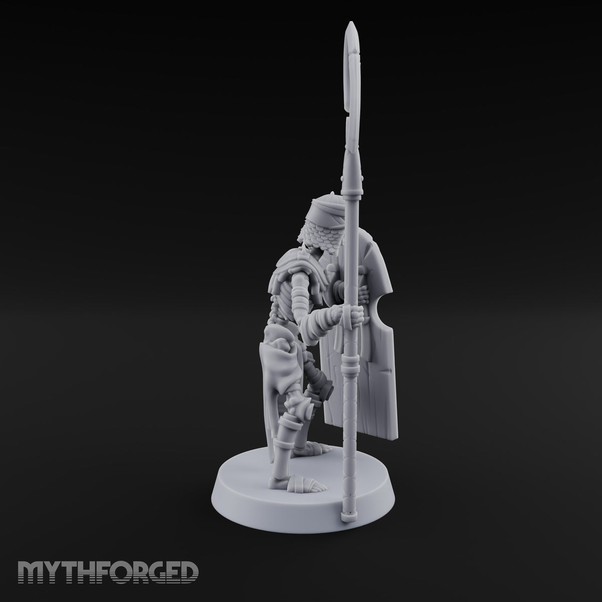 Dust and Sandstone Silence Skeleton Warriors — B · Spear & Shield + Spear & Shield