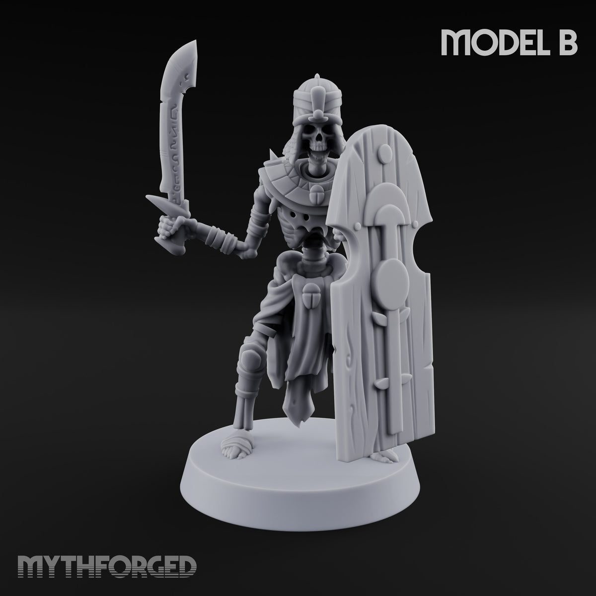 Dust and Sandstone Silence Skeleton Warriors — B · Sword & Shield + Sword & Shield