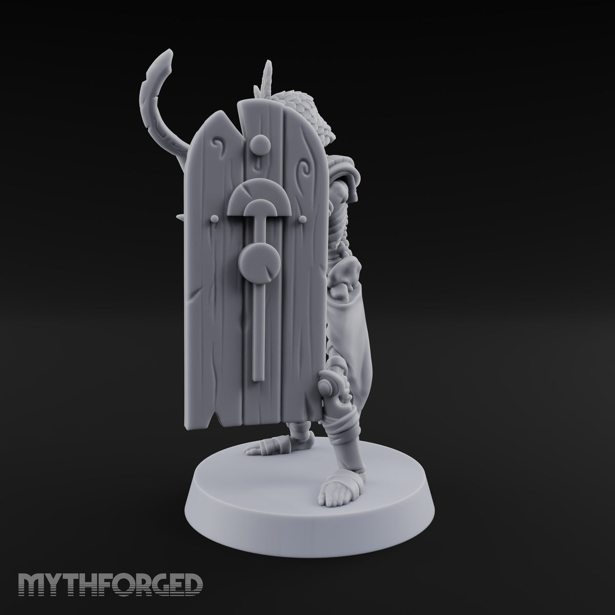 Dust and Sandstone Silence Skeleton Warrior C — Sword & Shield