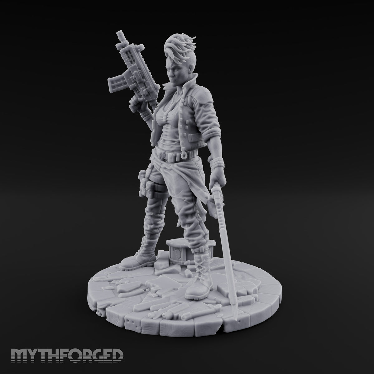 Loaded Barrels Human Mercenary J