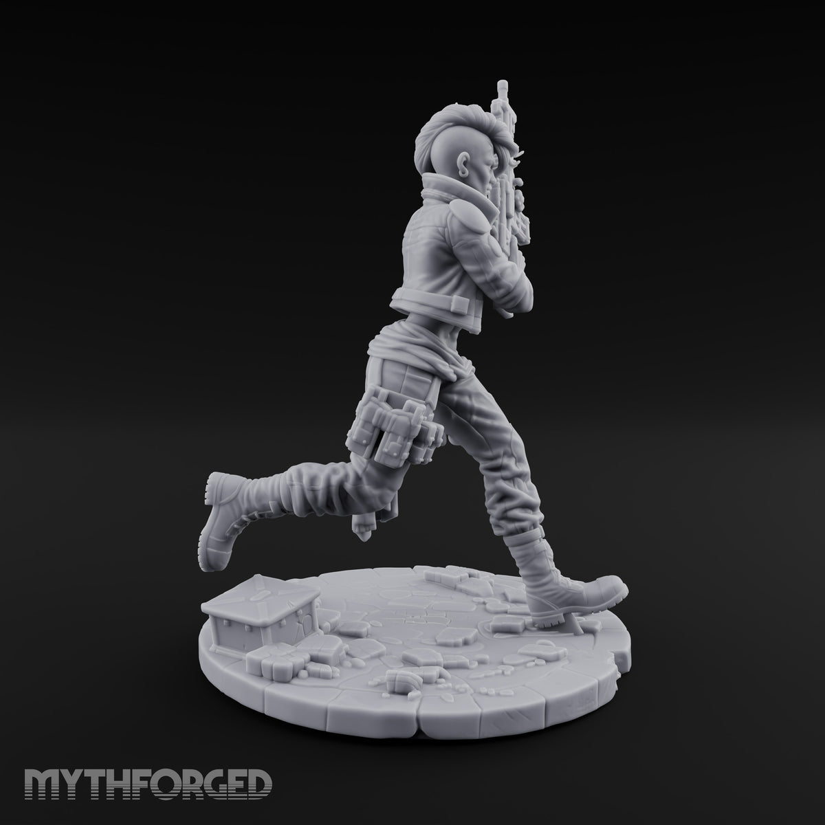 Loaded Barrels Human Mercenary A