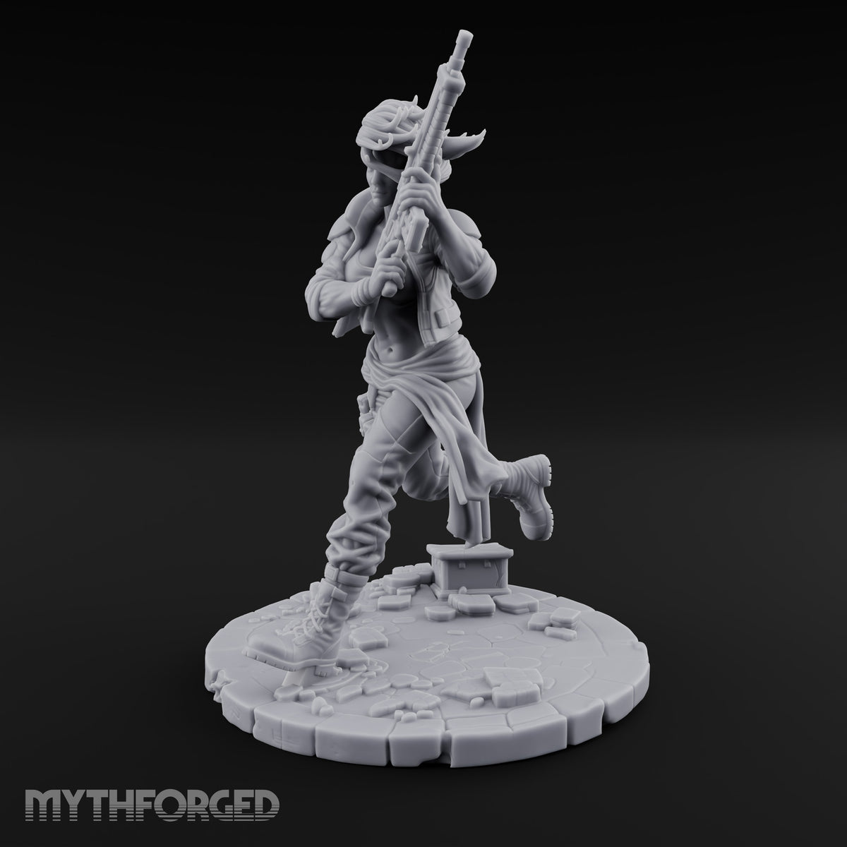 Loaded Barrels Human Mercenary A