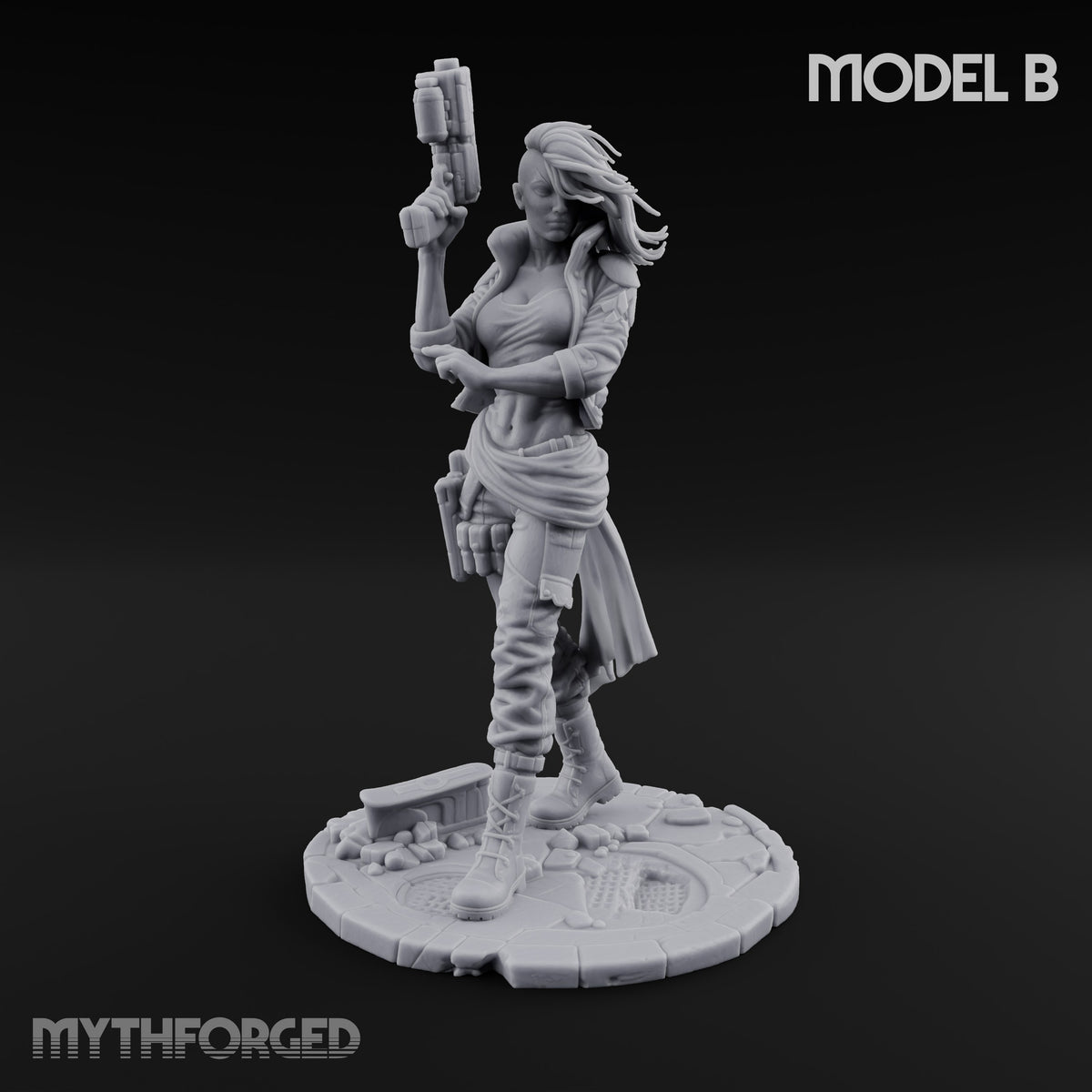 Loaded Barrels Human Mercenary B