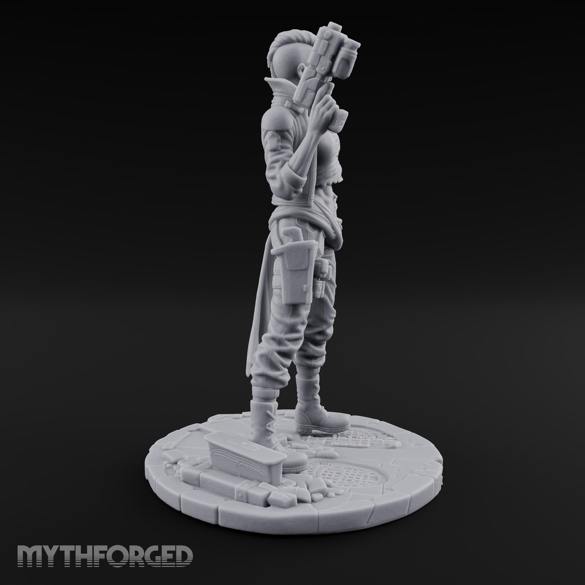 Loaded Barrels Human Mercenary C