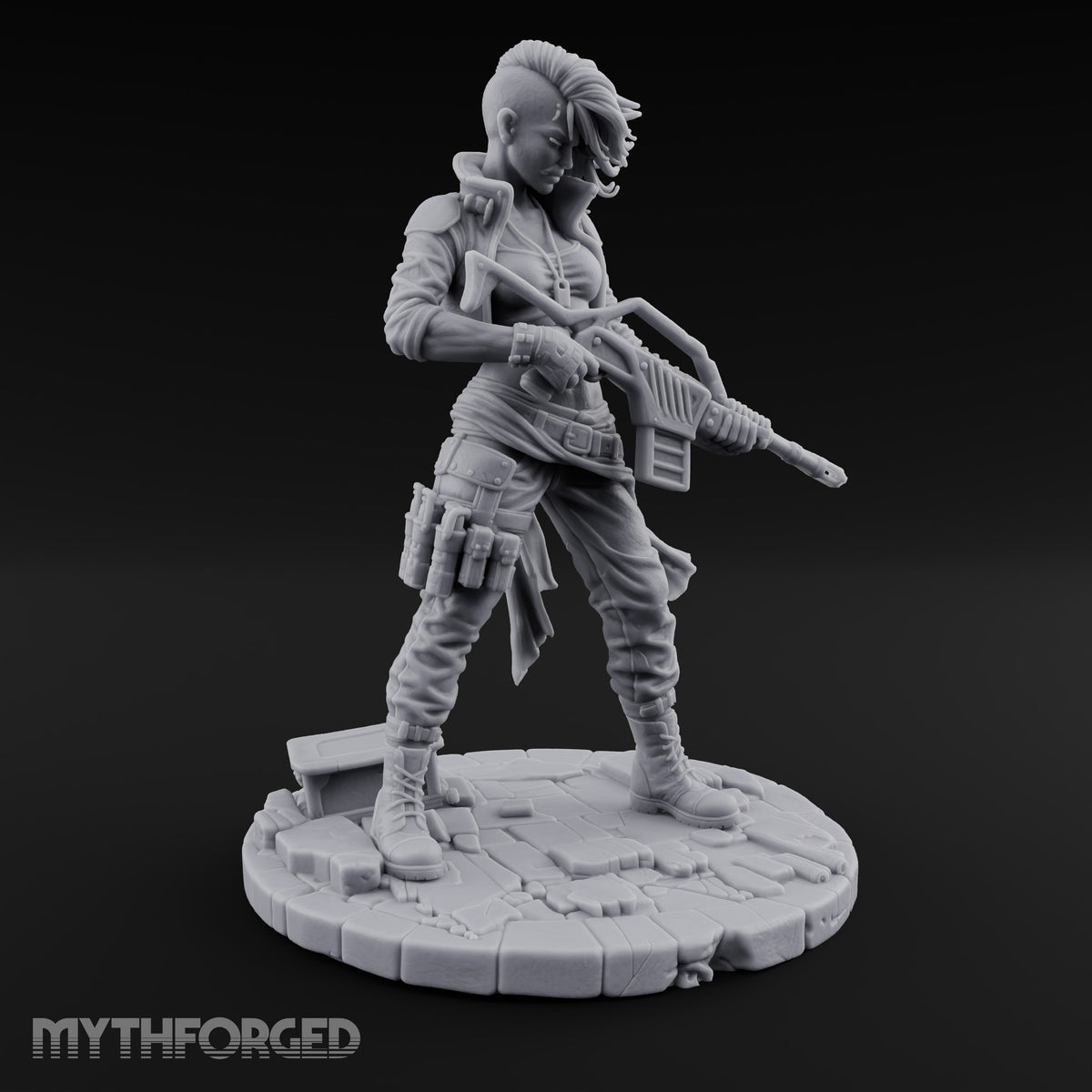 Loaded Barrels Human Mercenary F