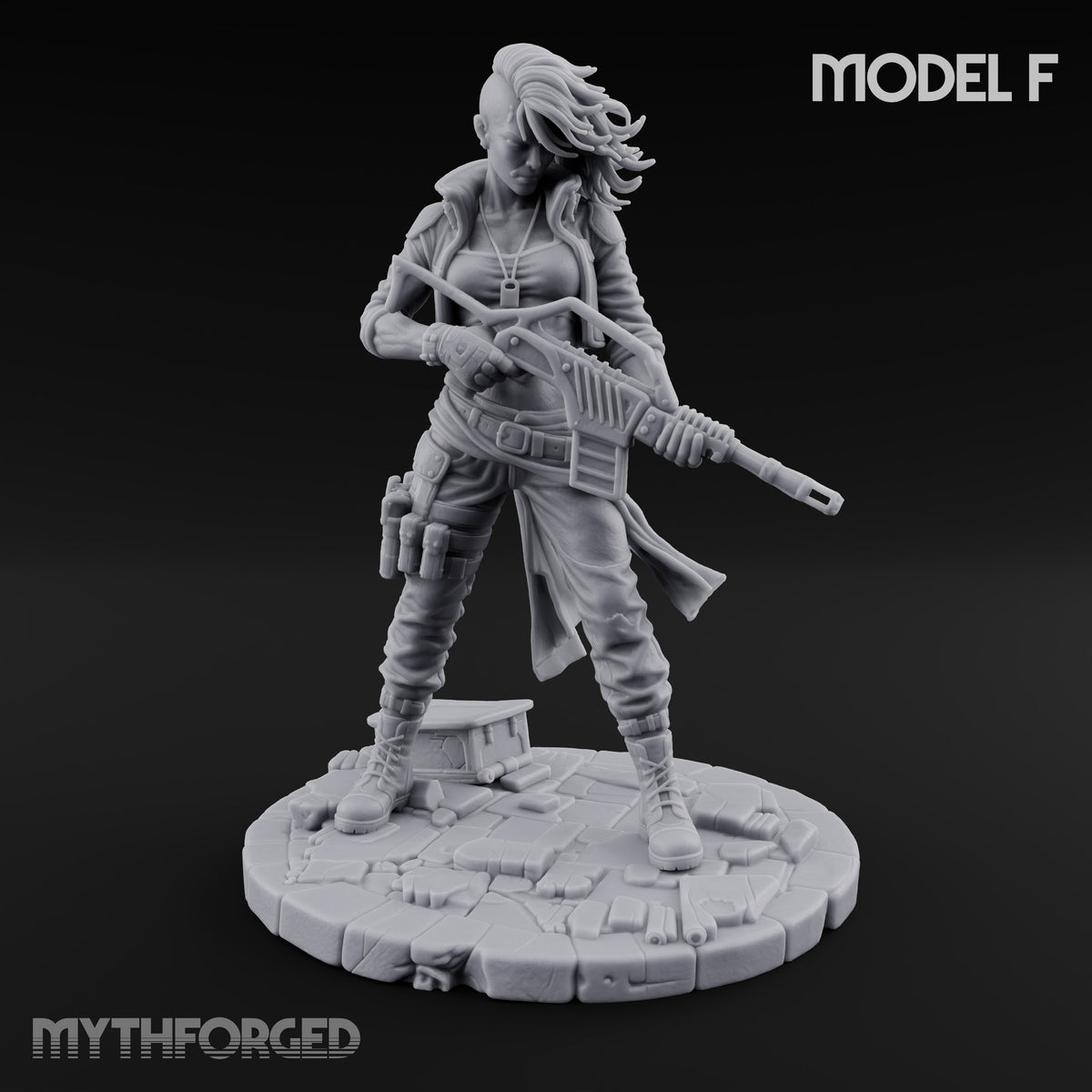 Loaded Barrels Human Mercenary F