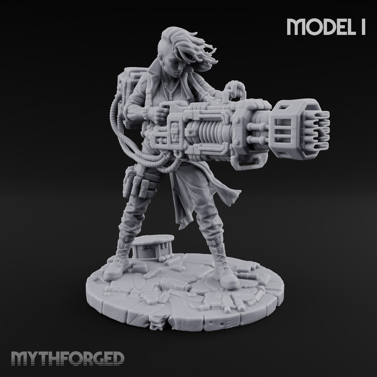 Loaded Barrels Human Mercenary I