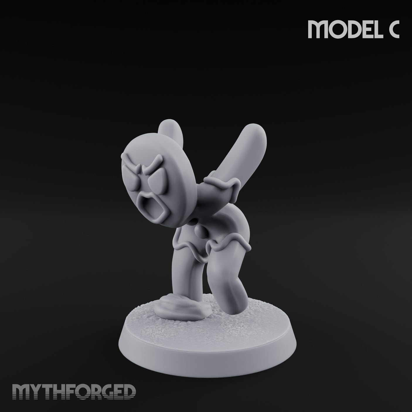 Angry Brawling Gingerbread Warrior C Miniature for Dungeons and Dragons, Pathfinder or other TTRPGs