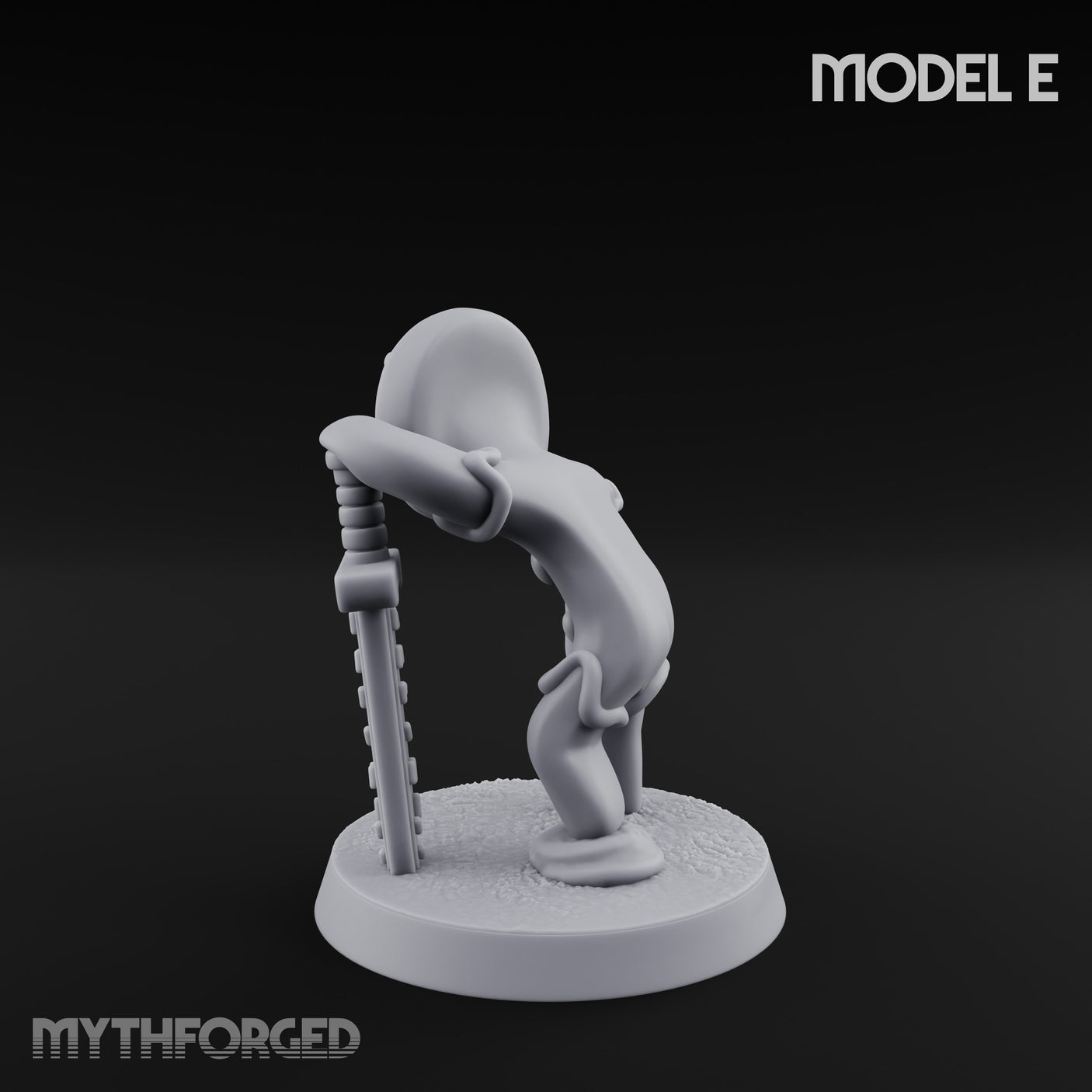 Angry Brawling Gingerbread Warrior E Miniature for Dungeons and Dragons, Pathfinder or other TTRPGs