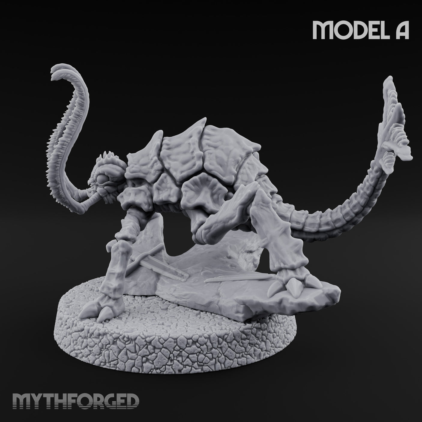 Antennae Twitching Rust Monster A Miniature for Dungeons and Dragons, Pathfinder or other TTRPGs