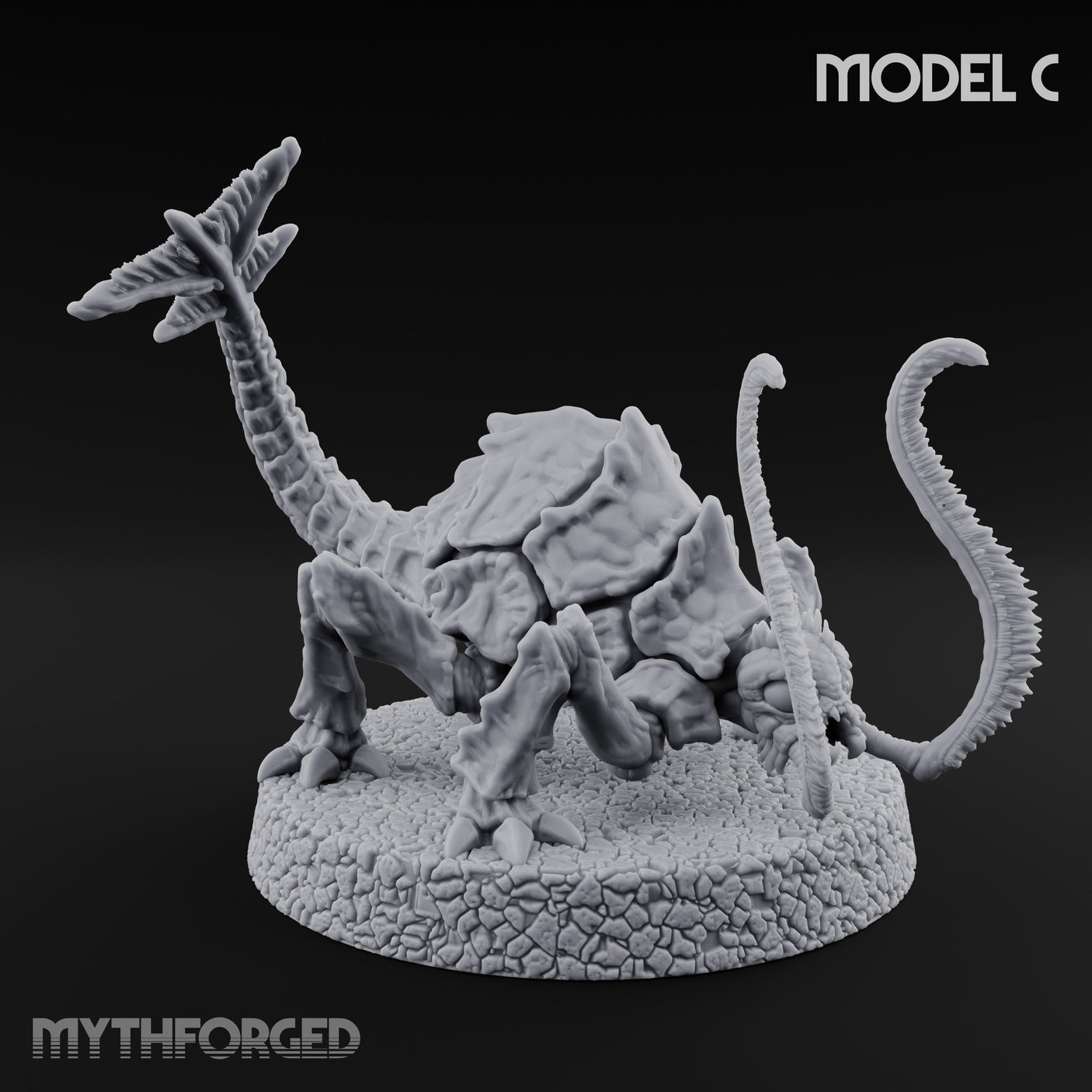 Antennae Twitching Rust Monster C Miniature for Dungeons and Dragons, Pathfinder or other TTRPGs