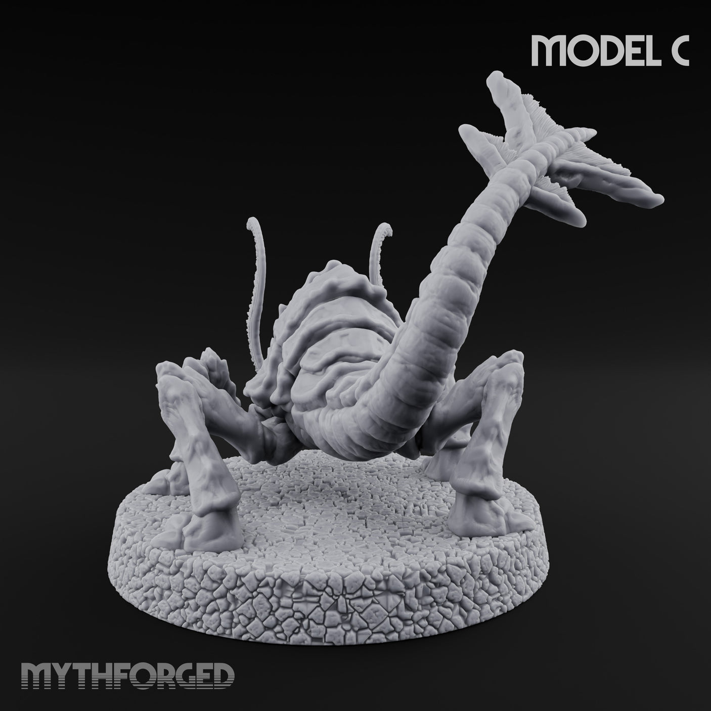 Antennae Twitching Rust Monster C Miniature for Dungeons and Dragons, Pathfinder or other TTRPGs