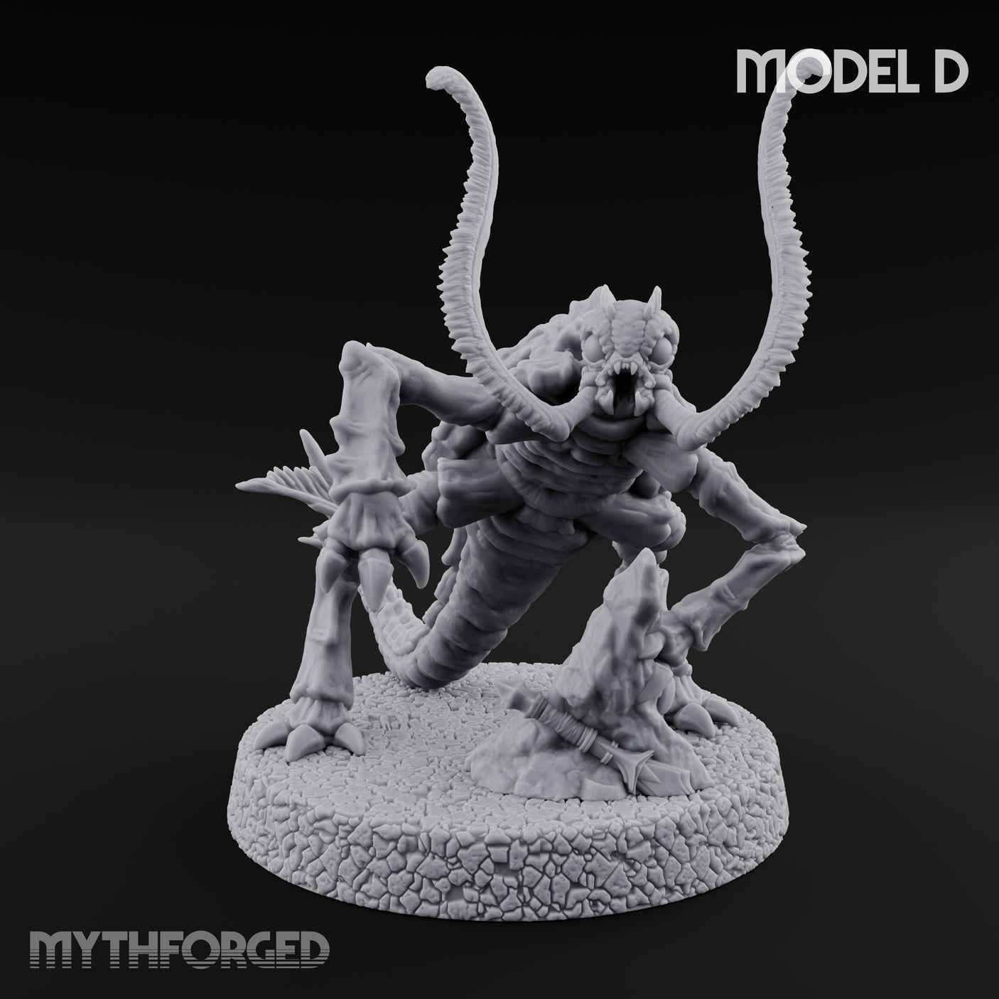 Antennae Twitching Rust Monster D Miniature for Dungeons and Dragons, Pathfinder or other TTRPGs